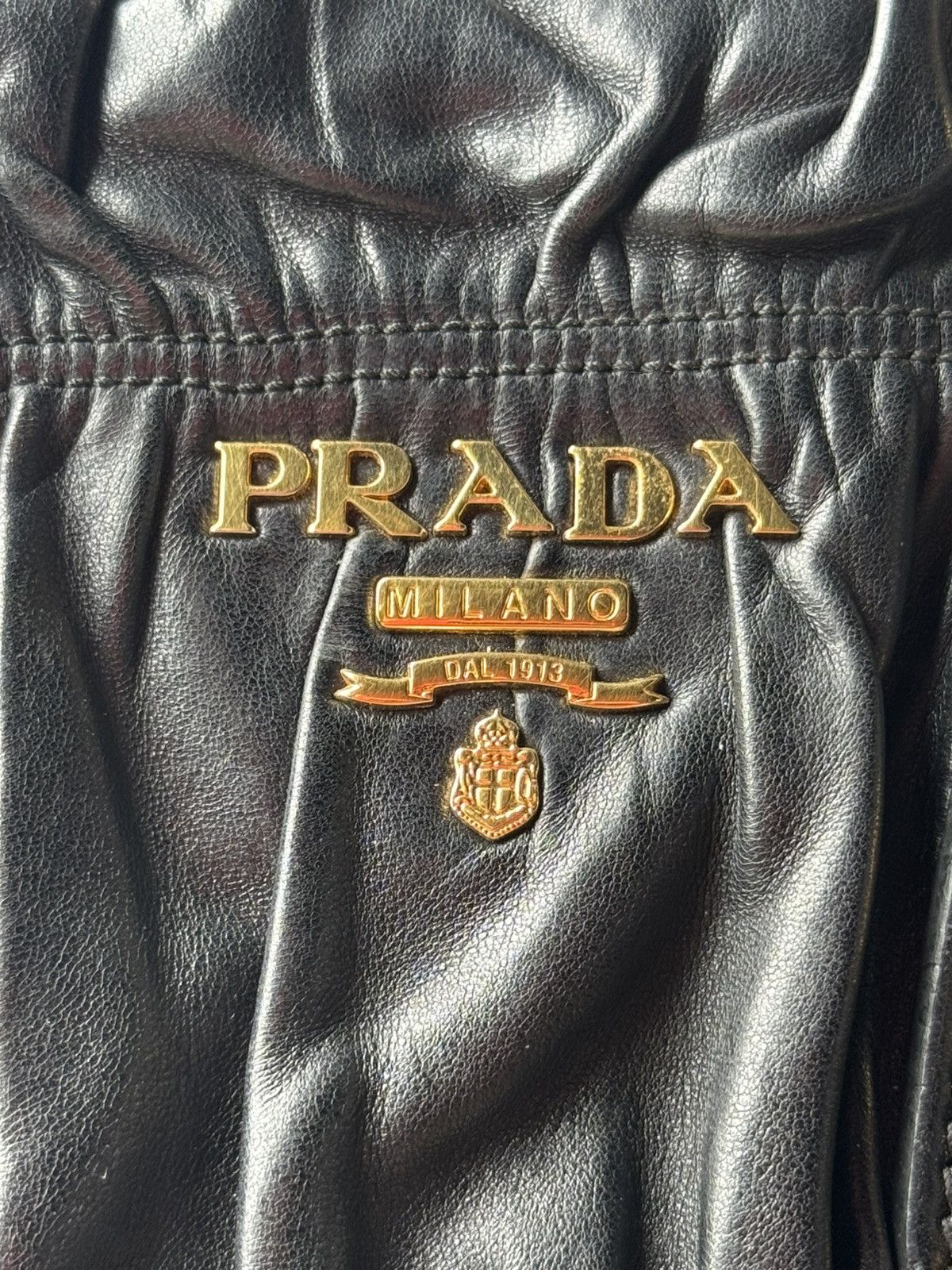 Prada Prada Black Nappa Gaufre Satchel Size ONE SIZE - 6 Thumbnail