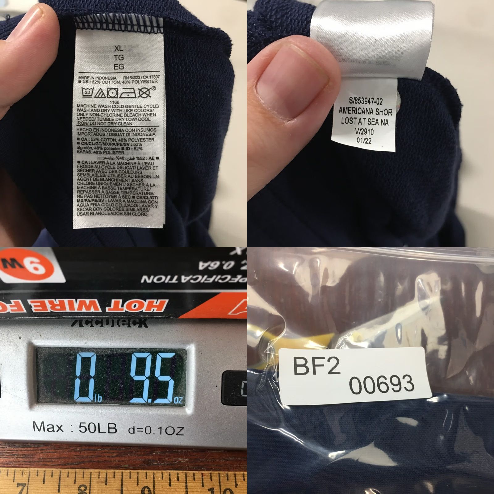 Old Navy Old Navy Sweat Short Mens XL Blue Hi-Rise Drawstring Pocket NEW Size US 36 / EU 52 - 10 Thumbnail