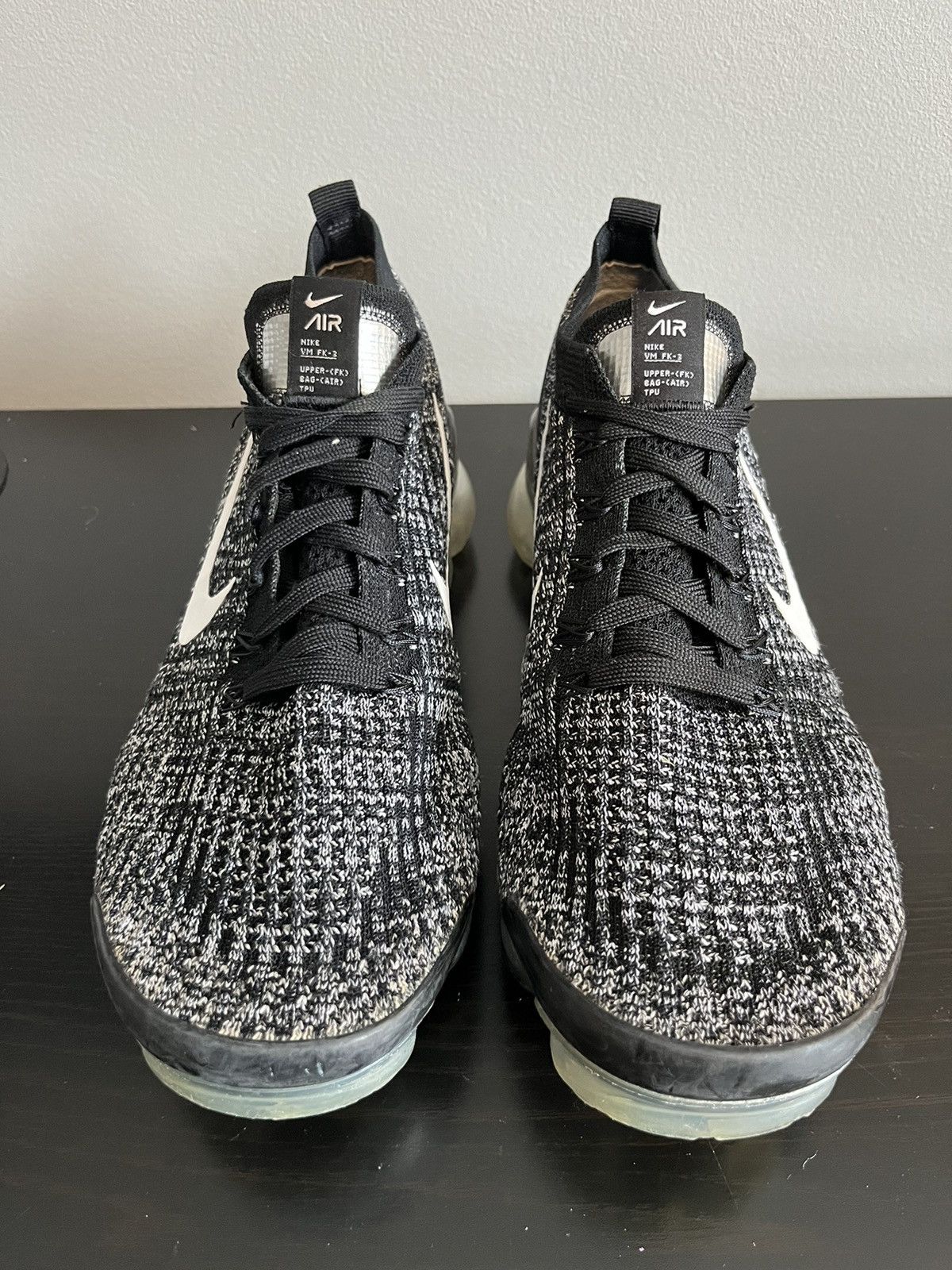 Nike Nike VaporMax Flyknit 3 Oreo Size US 9.5 / EU 42-43 - 4 Thumbnail