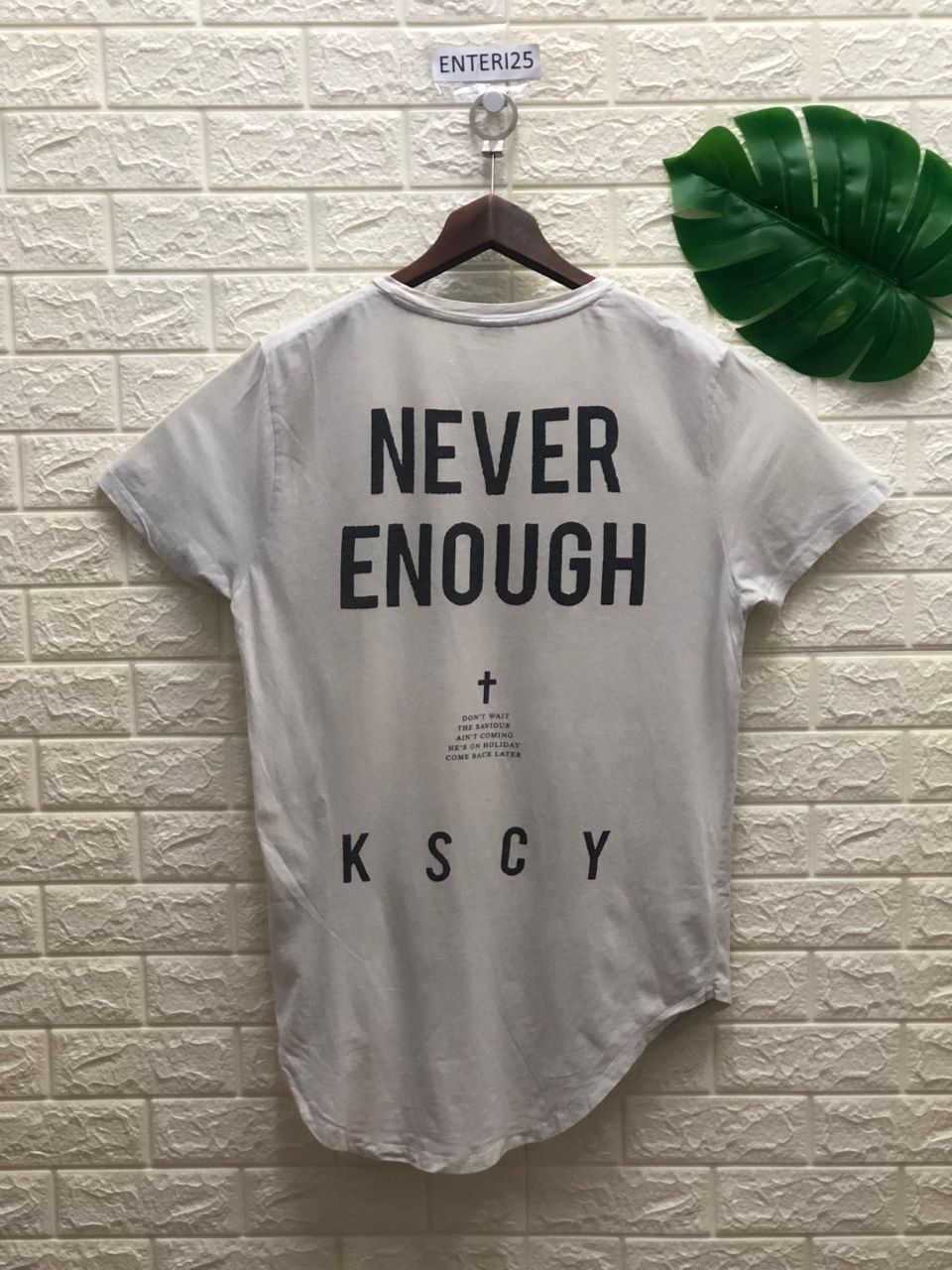 Japanese Brand white KSCY never enough Tshirt Size US M / EU 48-50 / 2 - 1 Thumbnail