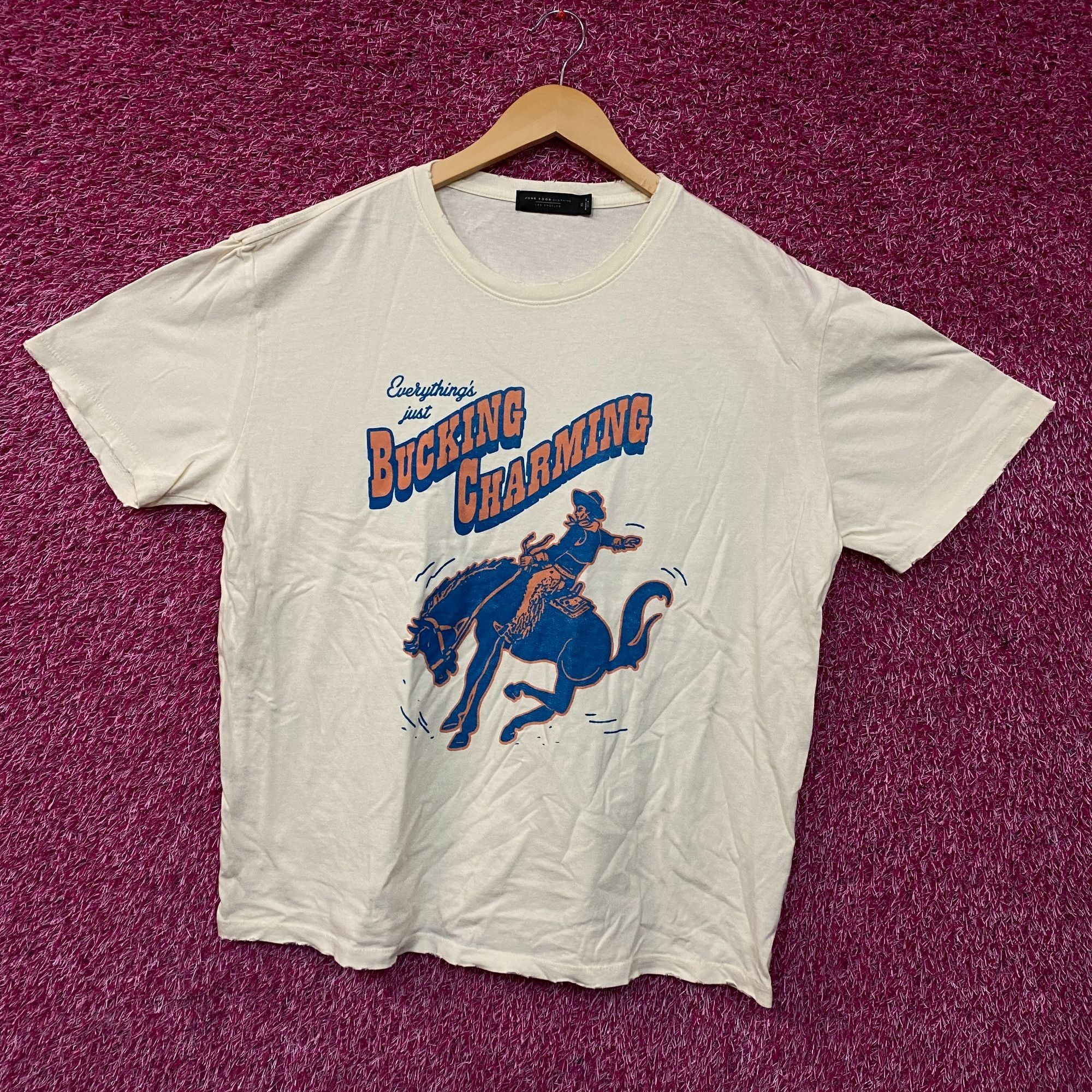 Junk Food Junk Food Clothing Bucking Charming Vintage Style T-Shirt XL Size US XL / EU 56 / 4 - 2 Thumbnail