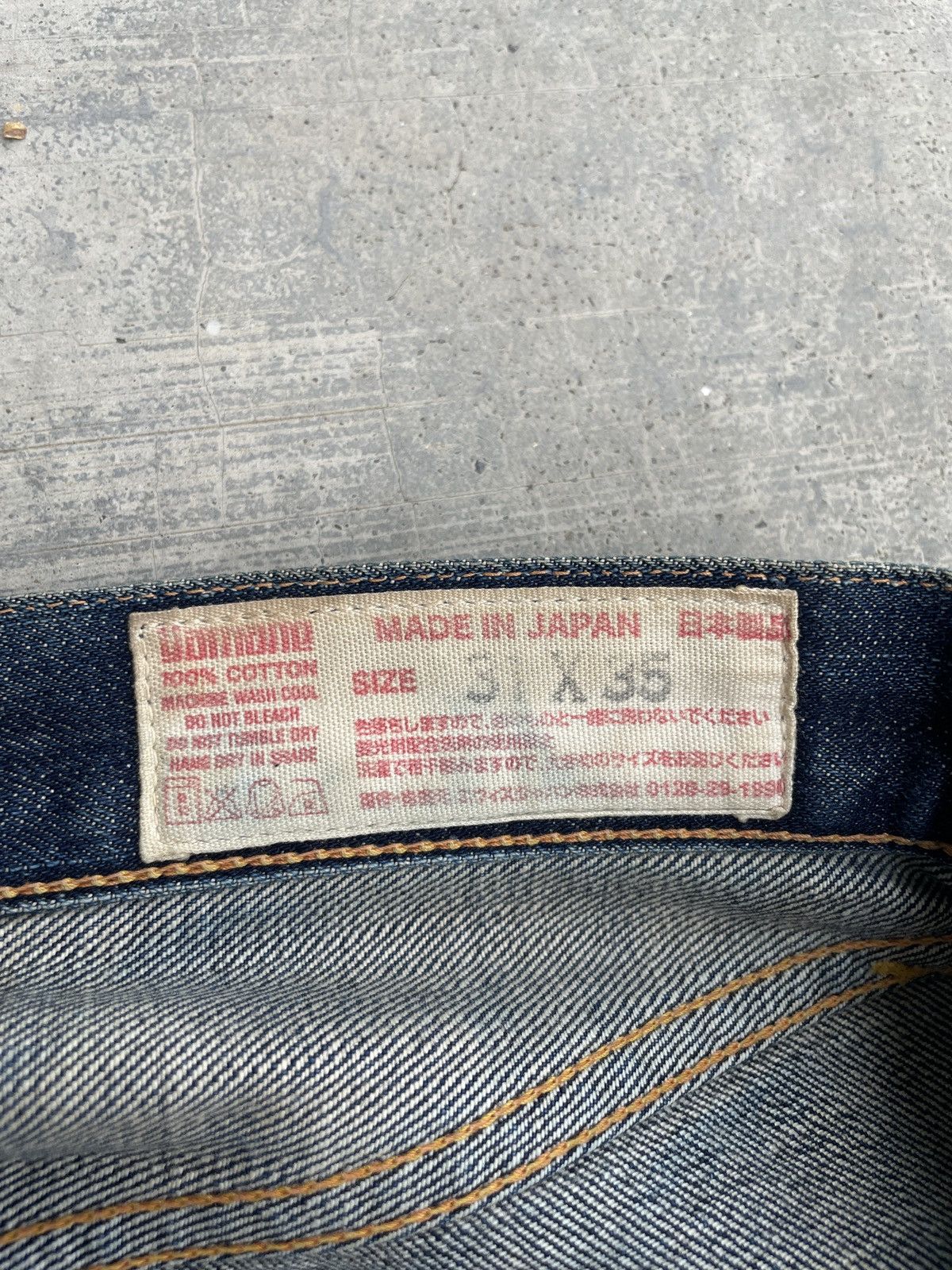 Evisu VINTAGE 90s EVISU SELVEDGE DENIM RED DAICOCK Size US 29 - 3 Thumbnail