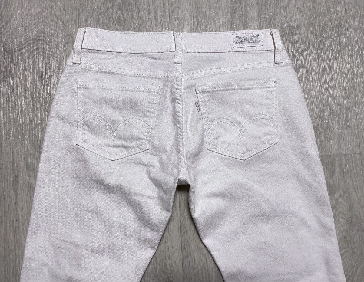 Levi's Vintage Clothing Levi’s 524 Skinny Strip Stitched Torn Distressed Jeans Denim Size 29" - 22 Thumbnail