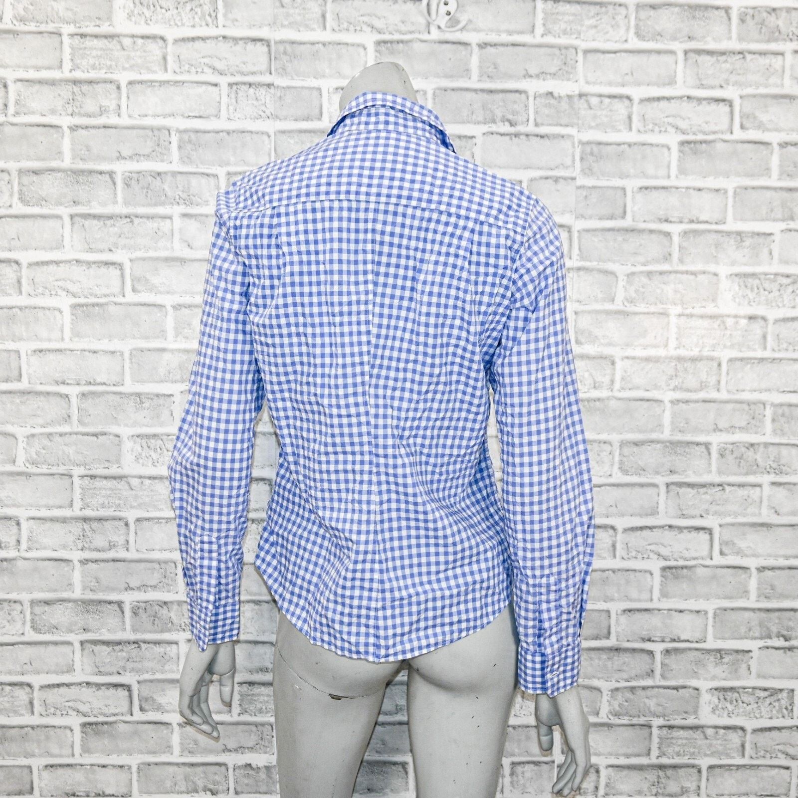 Frank & Eileen Frank & Eileen Button up BARRY Shirt Blue Gingham Small Size S / US 4 / IT 40 - 6 Thumbnail