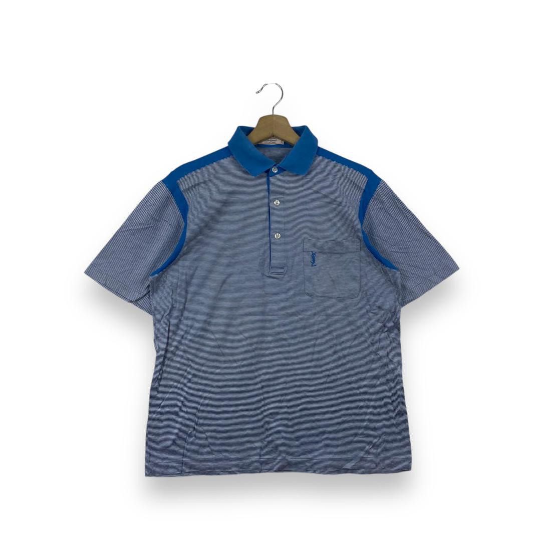Yves Saint Laurent Vintage YSL Yves Saint Laurent Pour Homme Stripes Pocket Size US L / EU 52-54 / 3 - 1 Thumbnail