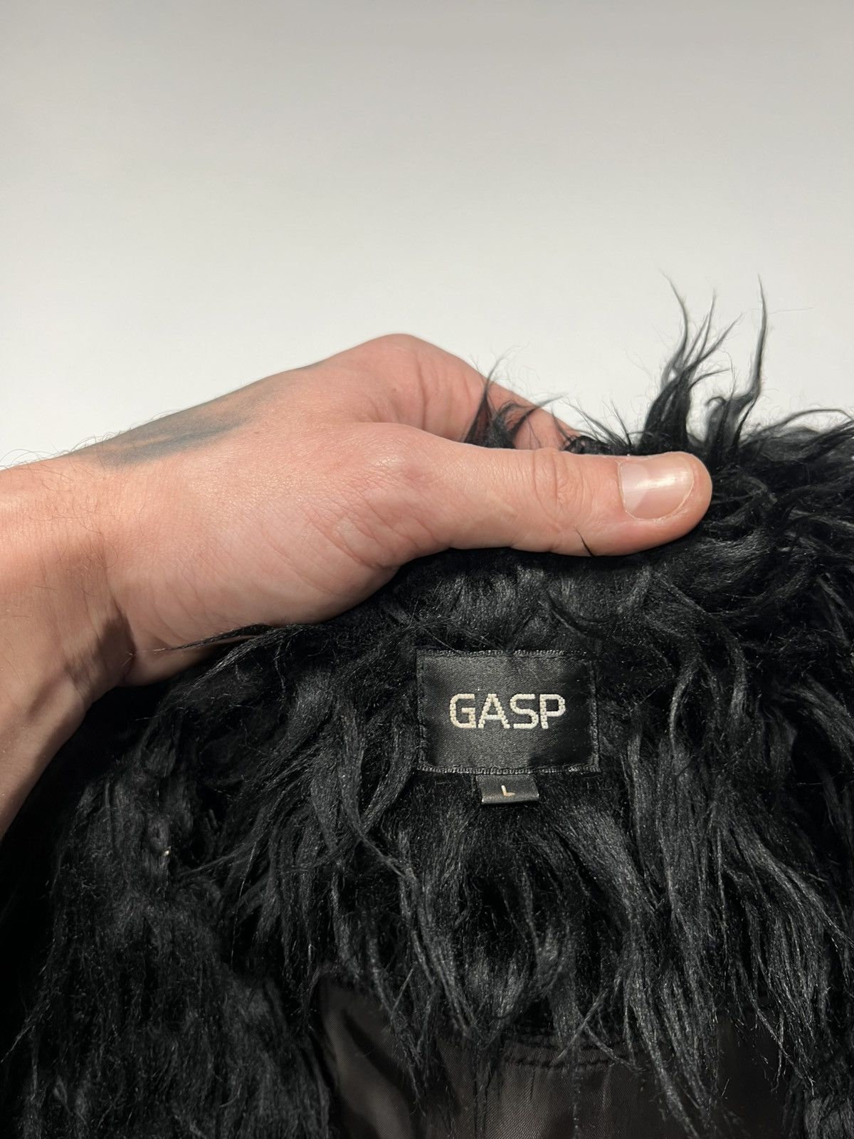 Hysteric Glamour Rare Y2K Leather Vest With Fur Collar Hood Hype Size L / US 10 / IT 46 - 9 Thumbnail