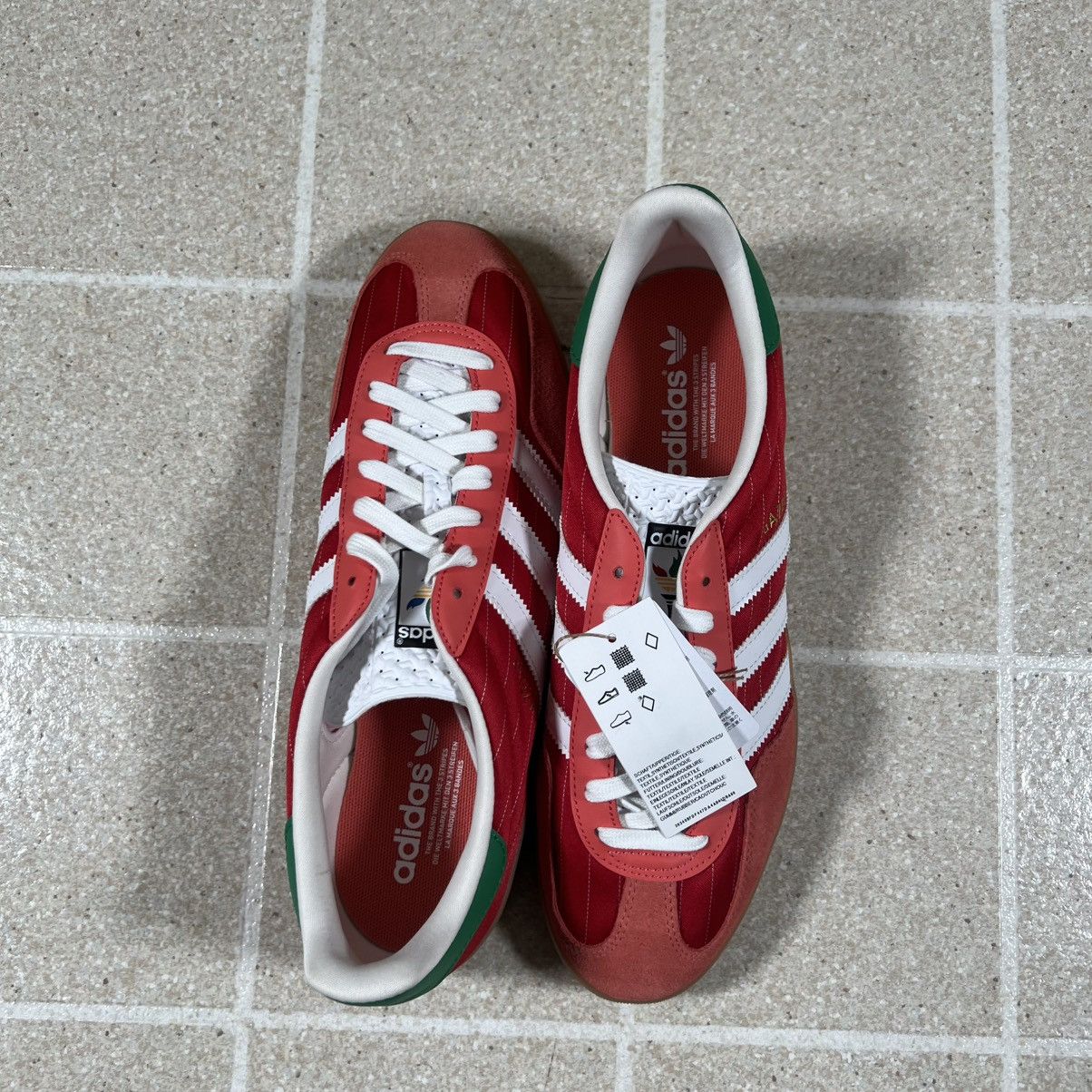 Adidas Adidas Gazelle Indoor Olympic Pack Red Green White 10.5 Size US 10.5 / EU 43-44 - 5 Thumbnail