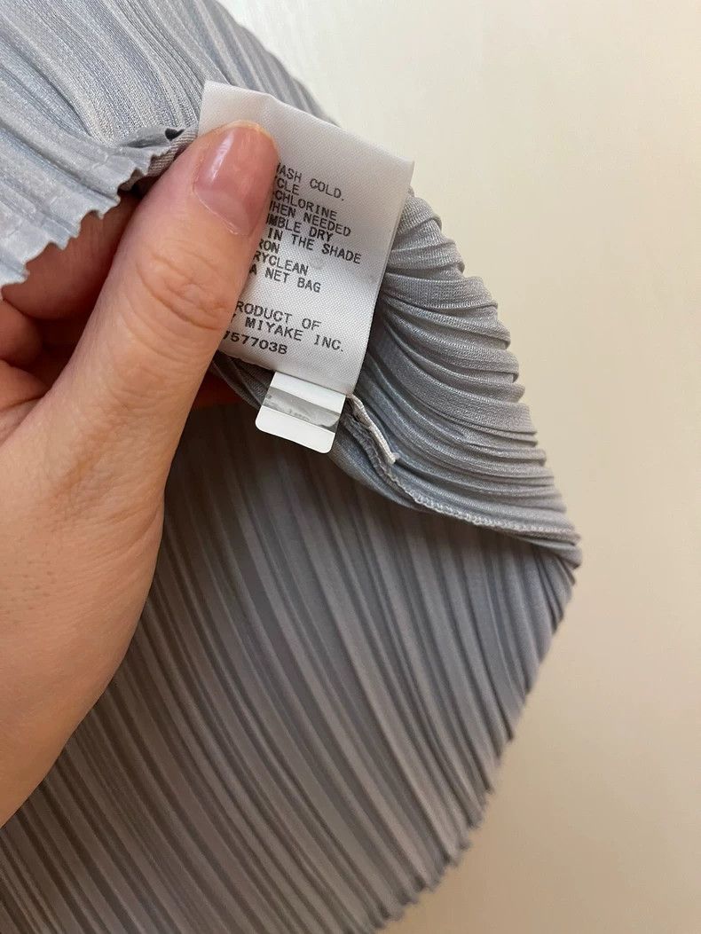 Issey Miyake issey miyake size:3 Grey pleated short sleeves Size XXS / US 00 / IT 34 - 4 Thumbnail