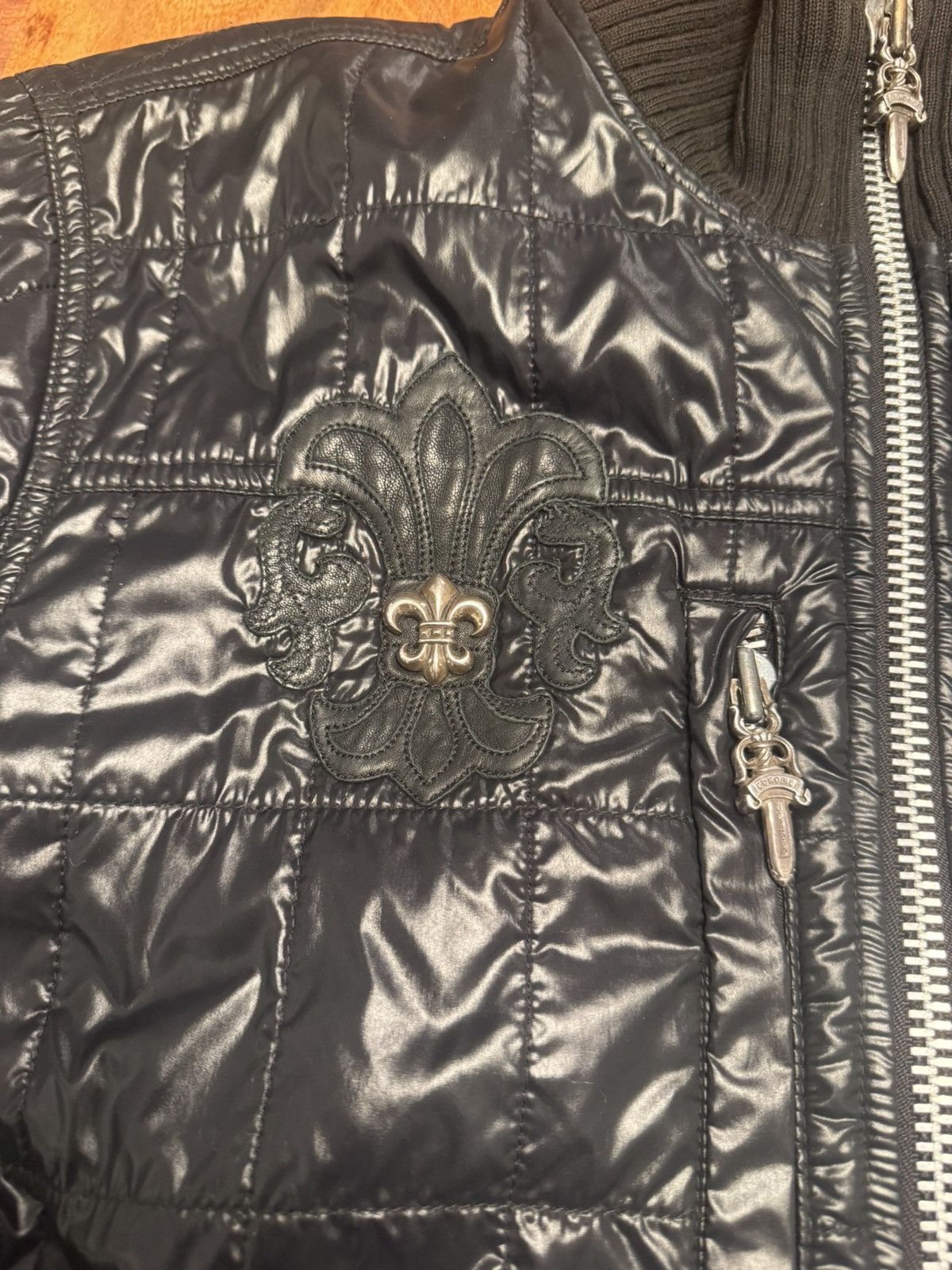 Chrome Hearts chrome hearts fleur bomber jacket Size US XL / EU 56 / 4 - 6 Thumbnail