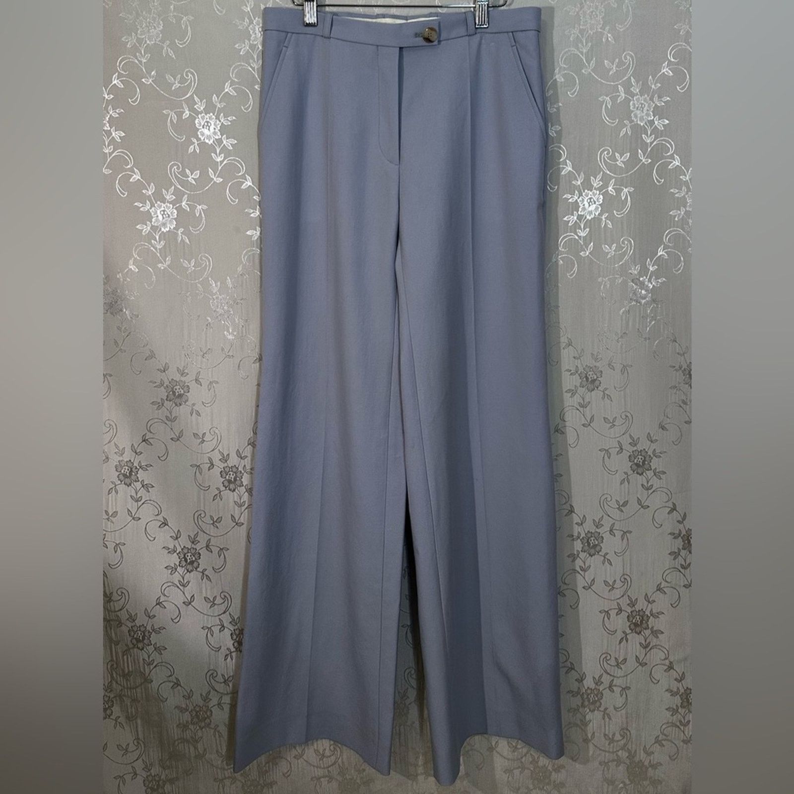 Alexa Chung Alexa Chung Relaxed Tailored Trousers in Light Blue Size 27" / US 4 / IT 40 - 3 Thumbnail