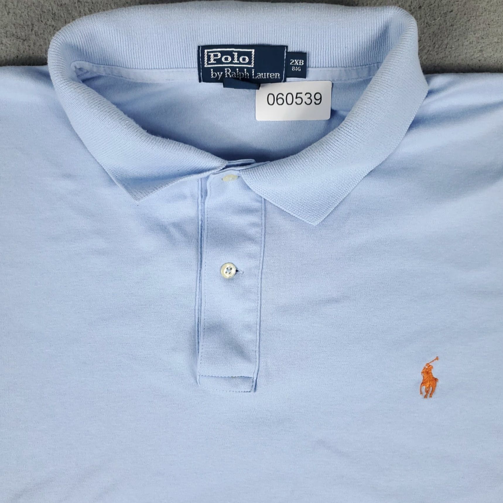 Ralph Lauren Ralph Lauren Polo Shirt Mens Size 2XB Blue Pony Casual Short Sleeve STAINED Size US XXL / EU 58 / 5 - 2 Thumbnail