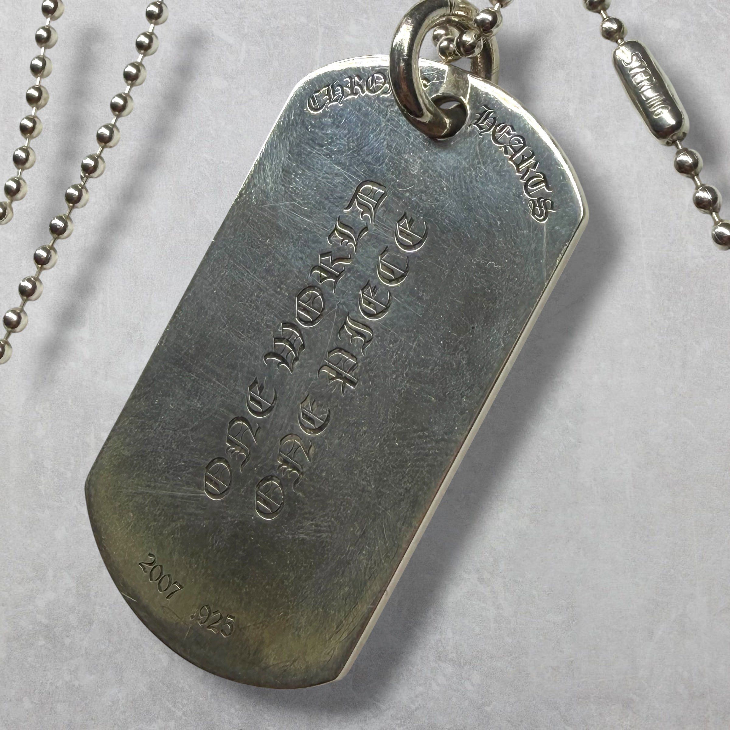 Chrome Hearts Chrome Hearts RS 3 Cross Dog Tag w/ Ball Chain Size ONE SIZE - 3 Thumbnail