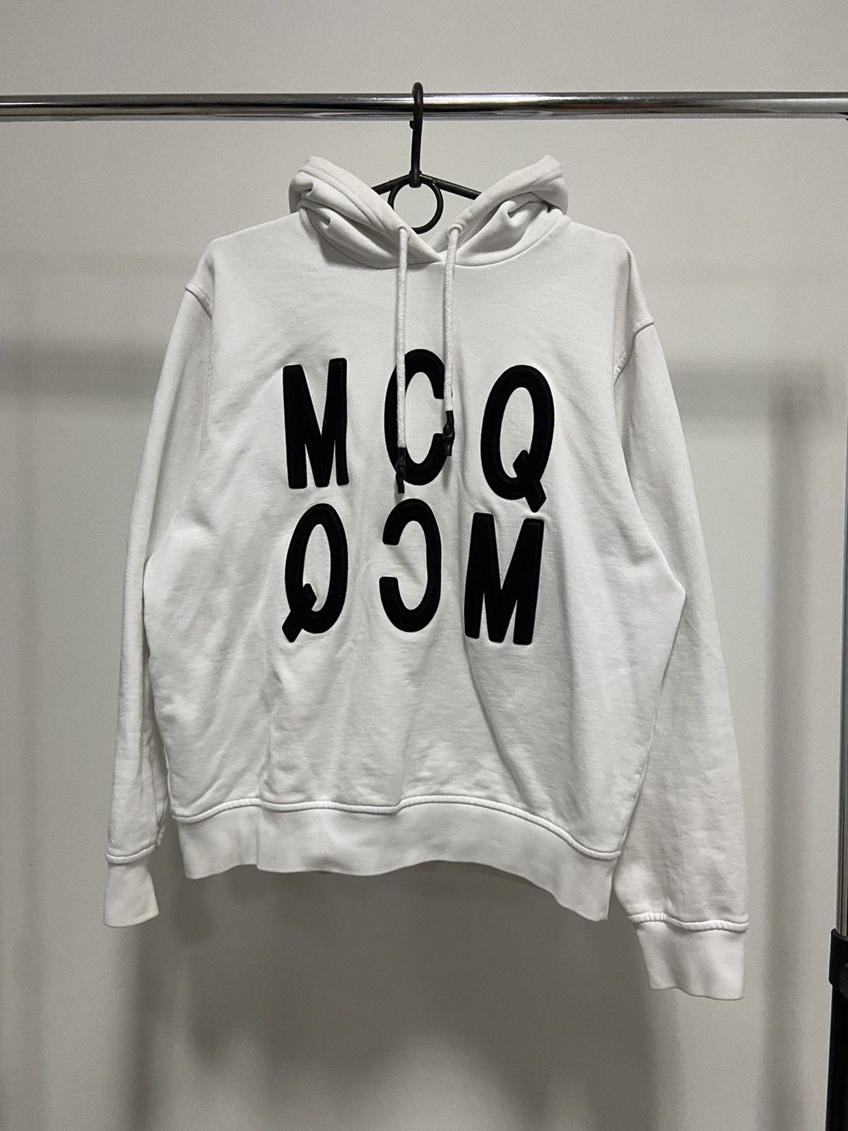 Alexander McQueen × Vintage Alexander McQueen Vintage Hoodie Big Logo MCQ Luxury Size US L / EU 52-54 / 3 - 1 Thumbnail