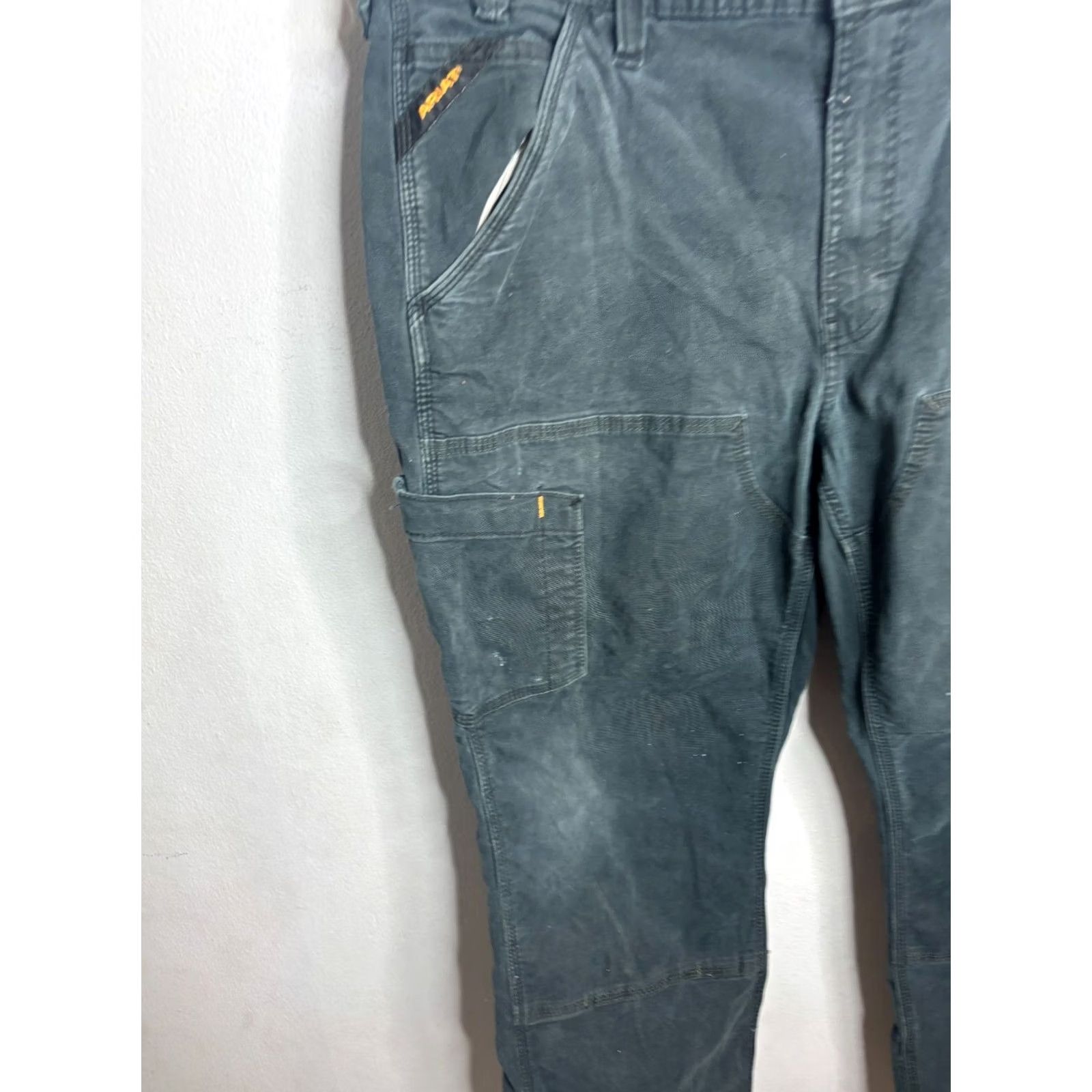 Ariat ARIAT Rebar Pants Mens Relaxed Straight Leg Double Knee Durastar 38x30 Black Size US 38 / EU 54 - 2 Thumbnail