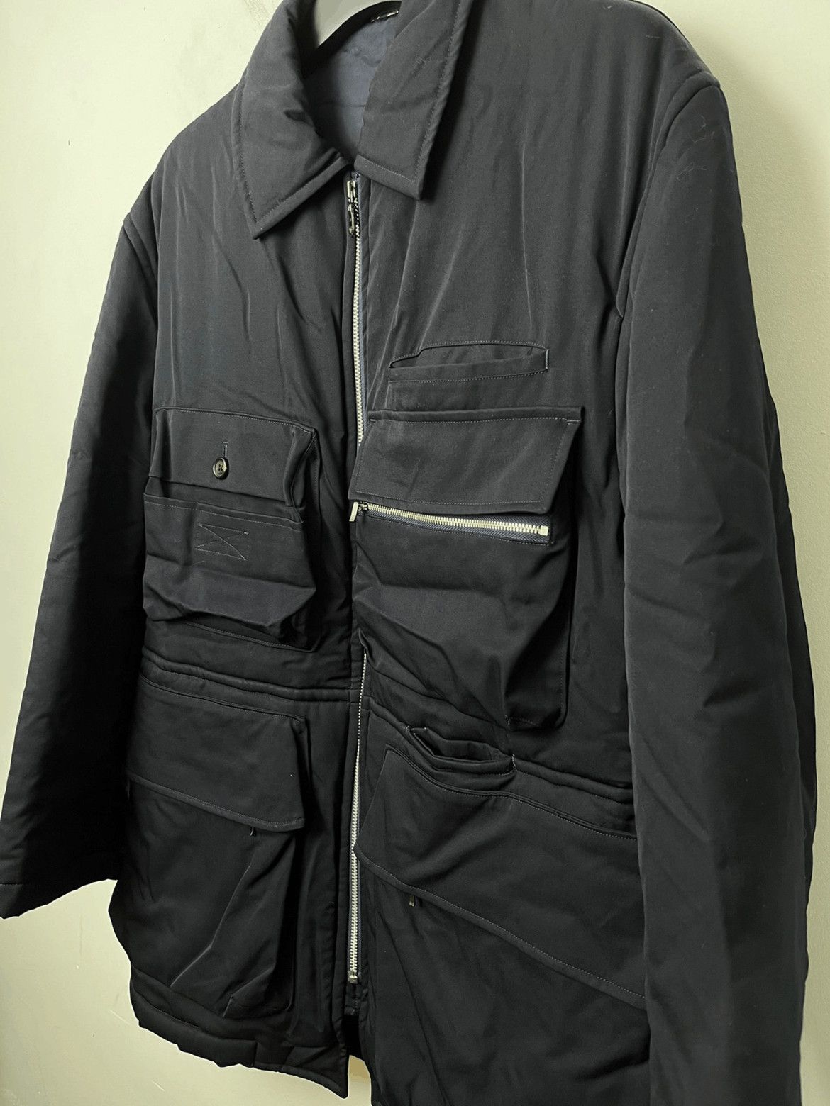 Yohji Yamamoto Yohji Yamamoto LQ Men Multi Pockets Military Jacket Size US M / EU 48-50 / 2 - 2 Thumbnail