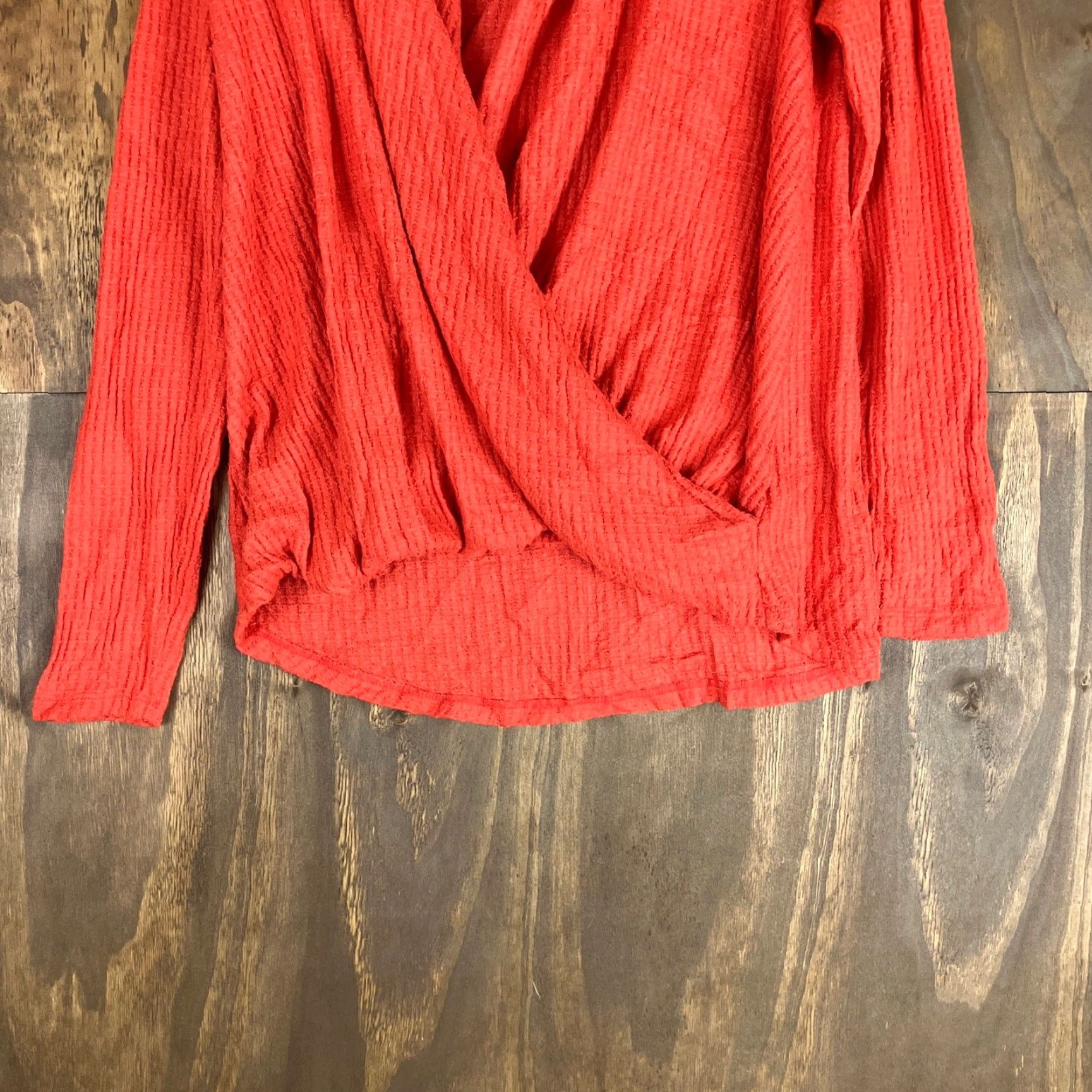 Anthropologie Anthropologie Sweater Akemi Kin Orange Woodruff Wrap Stretch M Woman Size M / US 6-8 / IT 42-44 - 3 Thumbnail