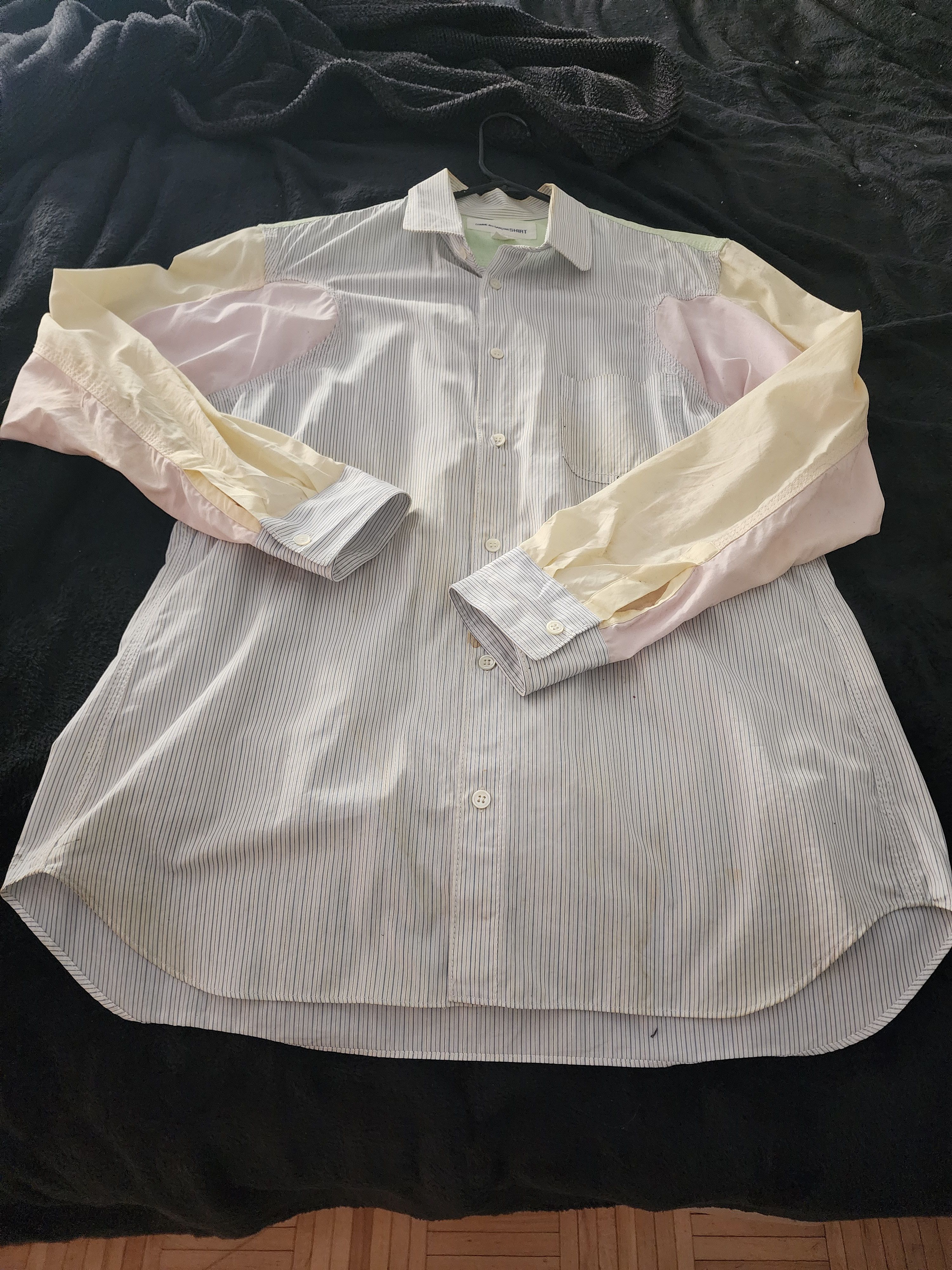 Comme des Garcons comme des grcons pastel mix stripe shirt med Size US M / EU 48-50 / 2 - 1 Thumbnail