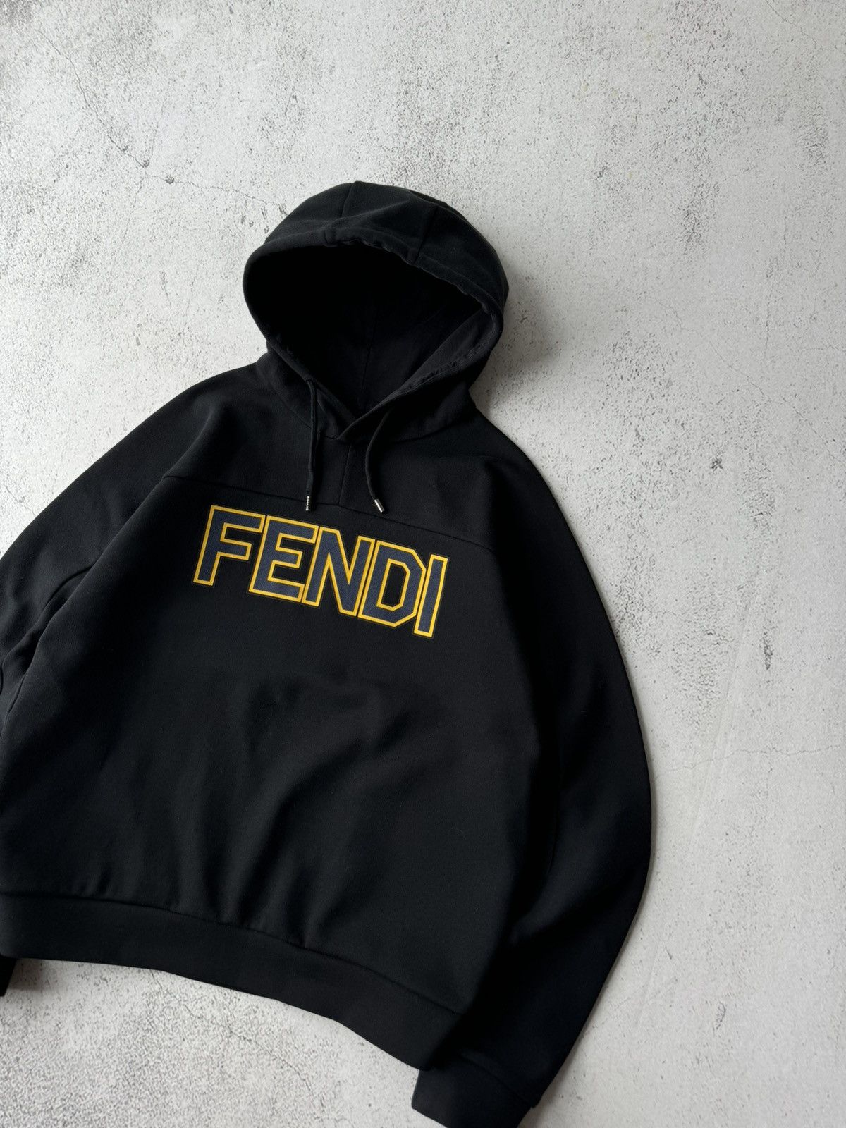 Fendi Fendi Roma Big Logo Black Hoodie Size US M / EU 48-50 / 2 - 4 Thumbnail