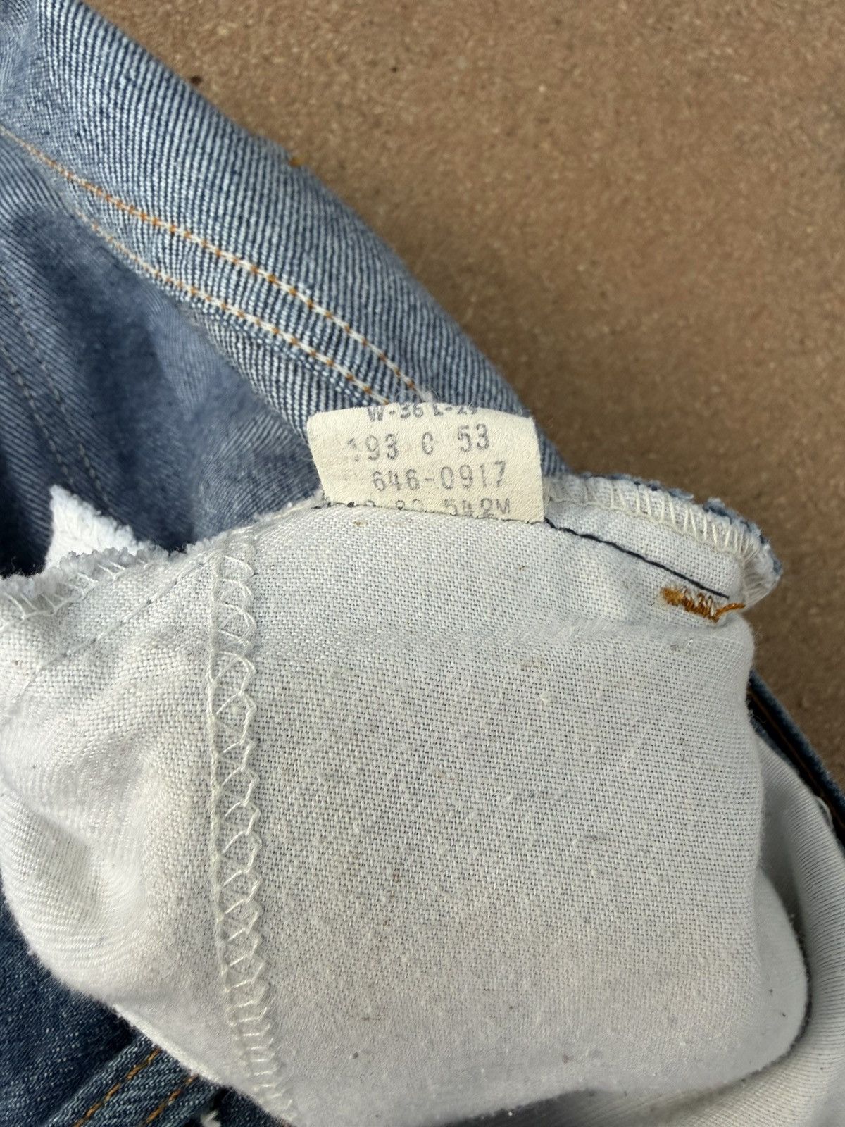 Levi's Vtg 80’s Levi’s 646 Orange Tab Bellbottom Flare Jeans 36x28 Size US 36 / EU 52 - 6 Thumbnail