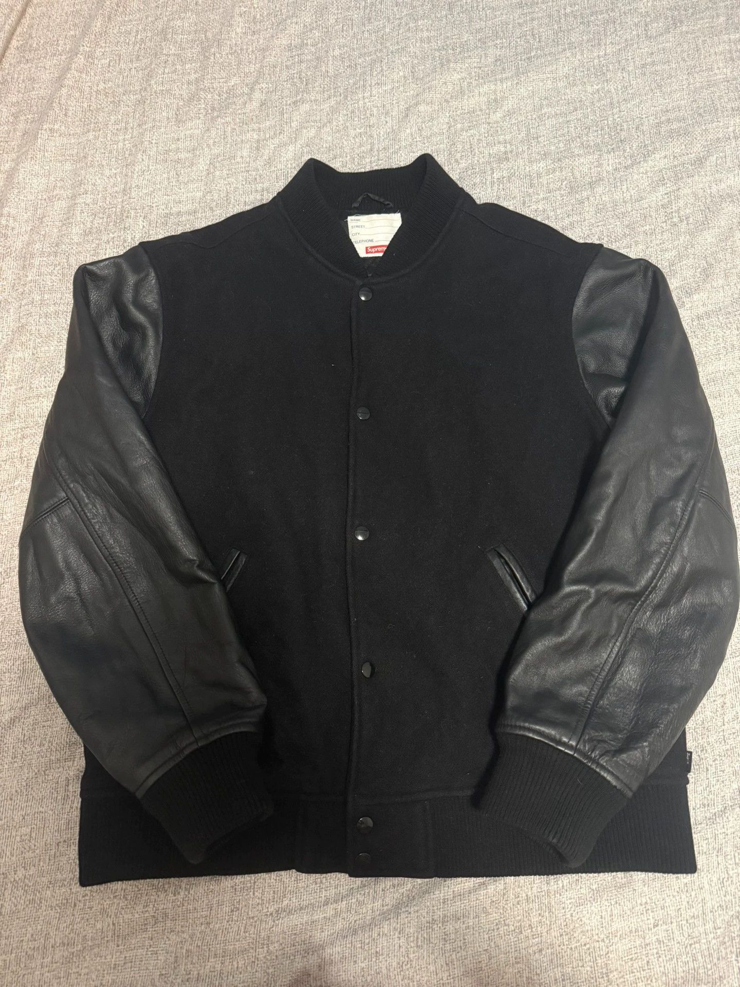 Supreme Supreme Phantom Motion Varsity Wool XL Jacket Rare Good Size US XL / EU 56 / 4 - 2 Thumbnail