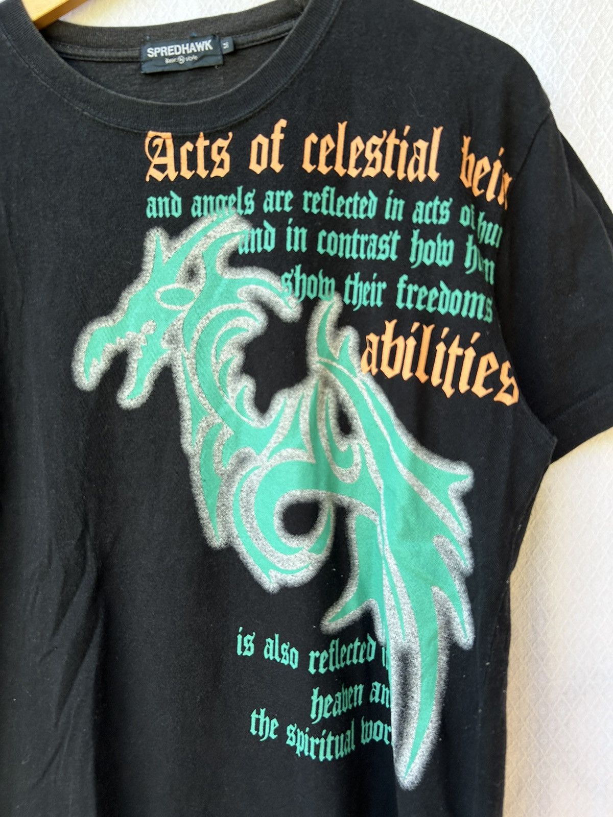 If Six Was Nine × Japanese Brand × Le Grande Bleu (L.G.B.) Japanese spredhawk tribal poem tees Size US M / EU 48-50 / 2 - 3 Thumbnail