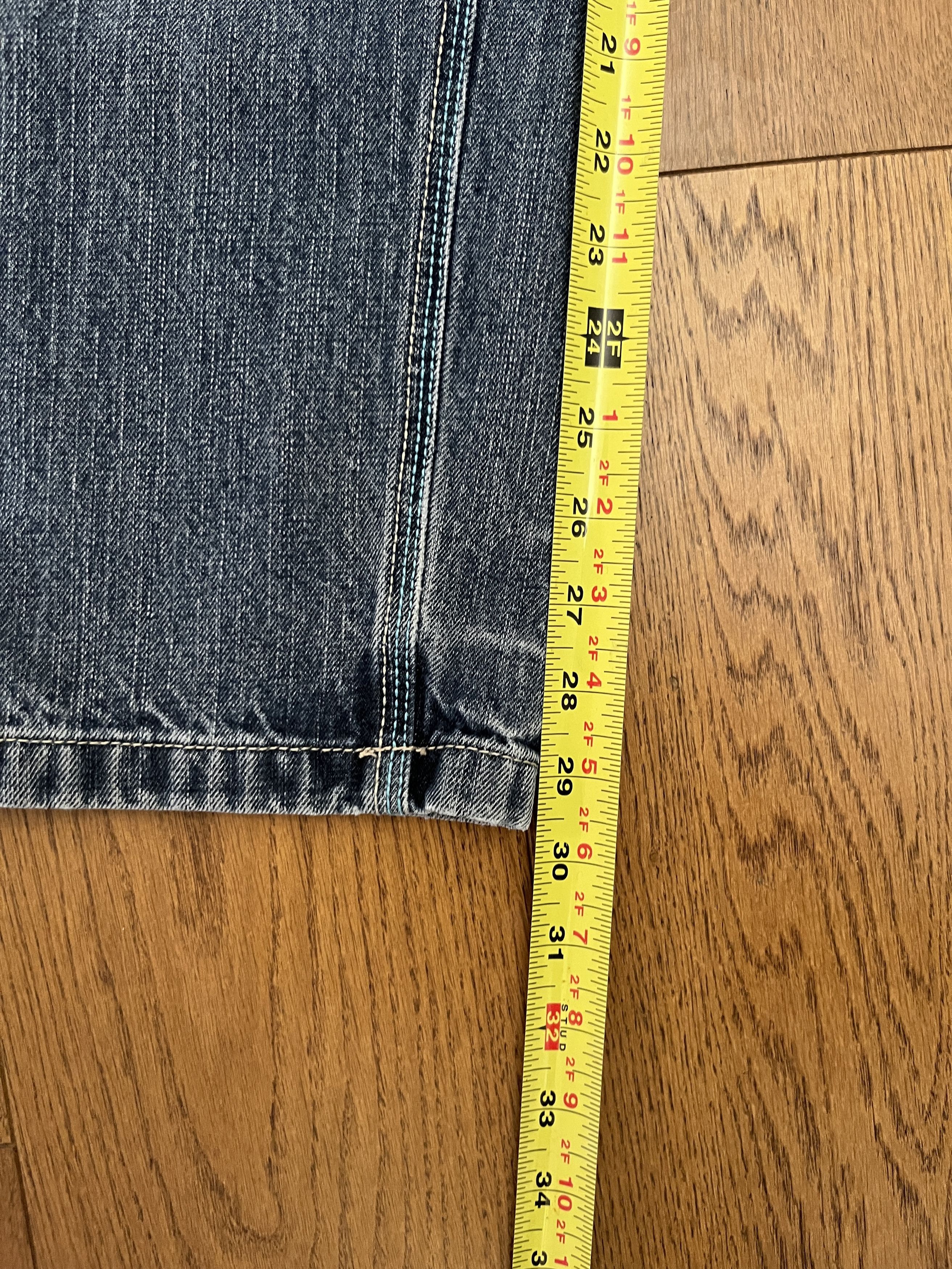 Southpole Vintage Y2K Southpole Signature Series Teal Stitch Jeans 34 Size US 34 / EU 50 - 8 Thumbnail