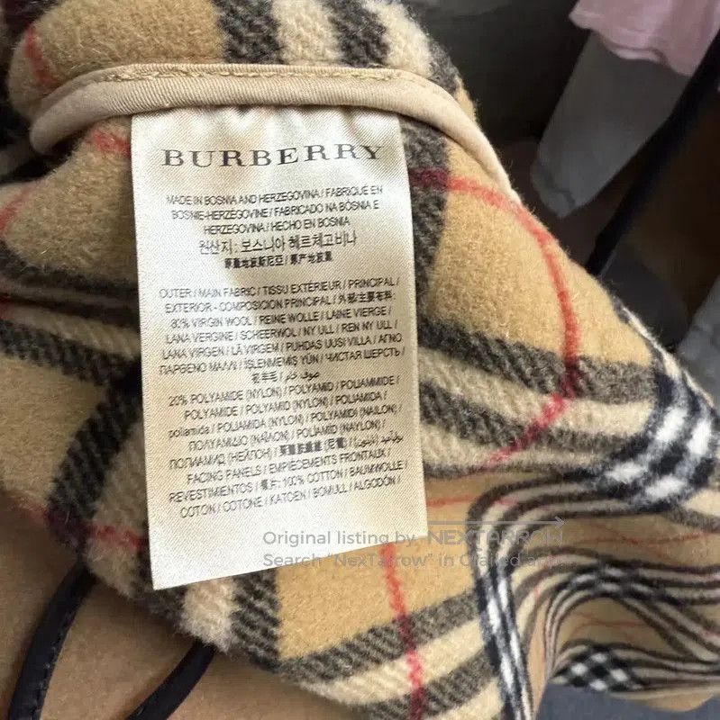 Burberry Burberry Woolen Duffle Coat for Women. Size M / US 6-8 / IT 42-44 - 4 Thumbnail