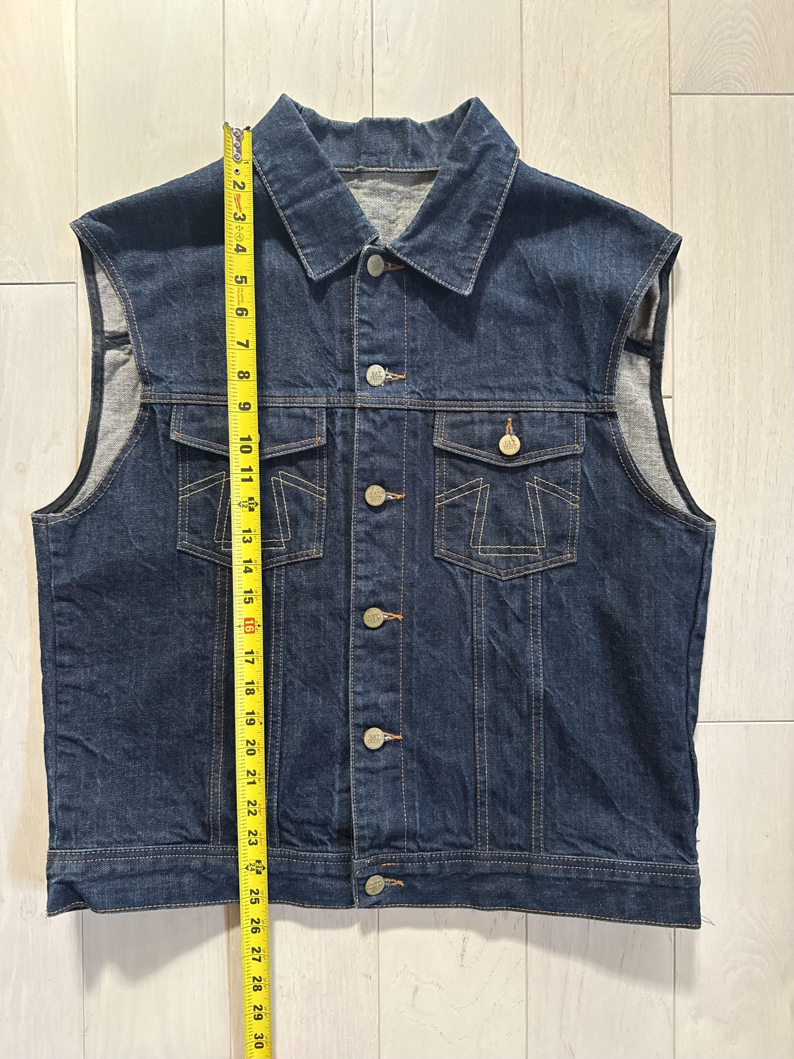 Eat Dust Eat dust denim vest Size US XXL / EU 58 / 5 - 5 Thumbnail