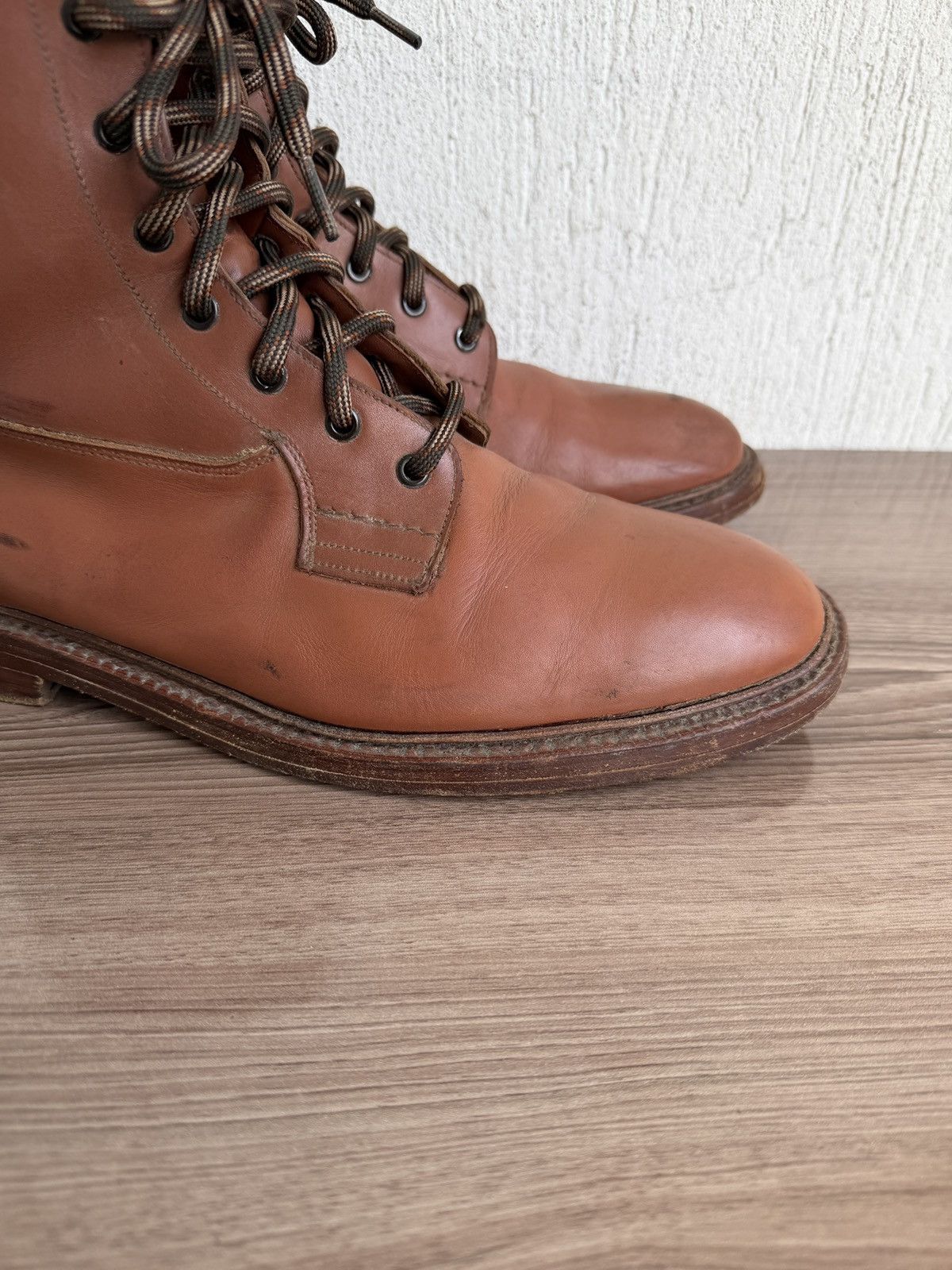 Evan Kinori × Tricker's burford lace up boots Size US 13 / EU 46 - 4 Thumbnail