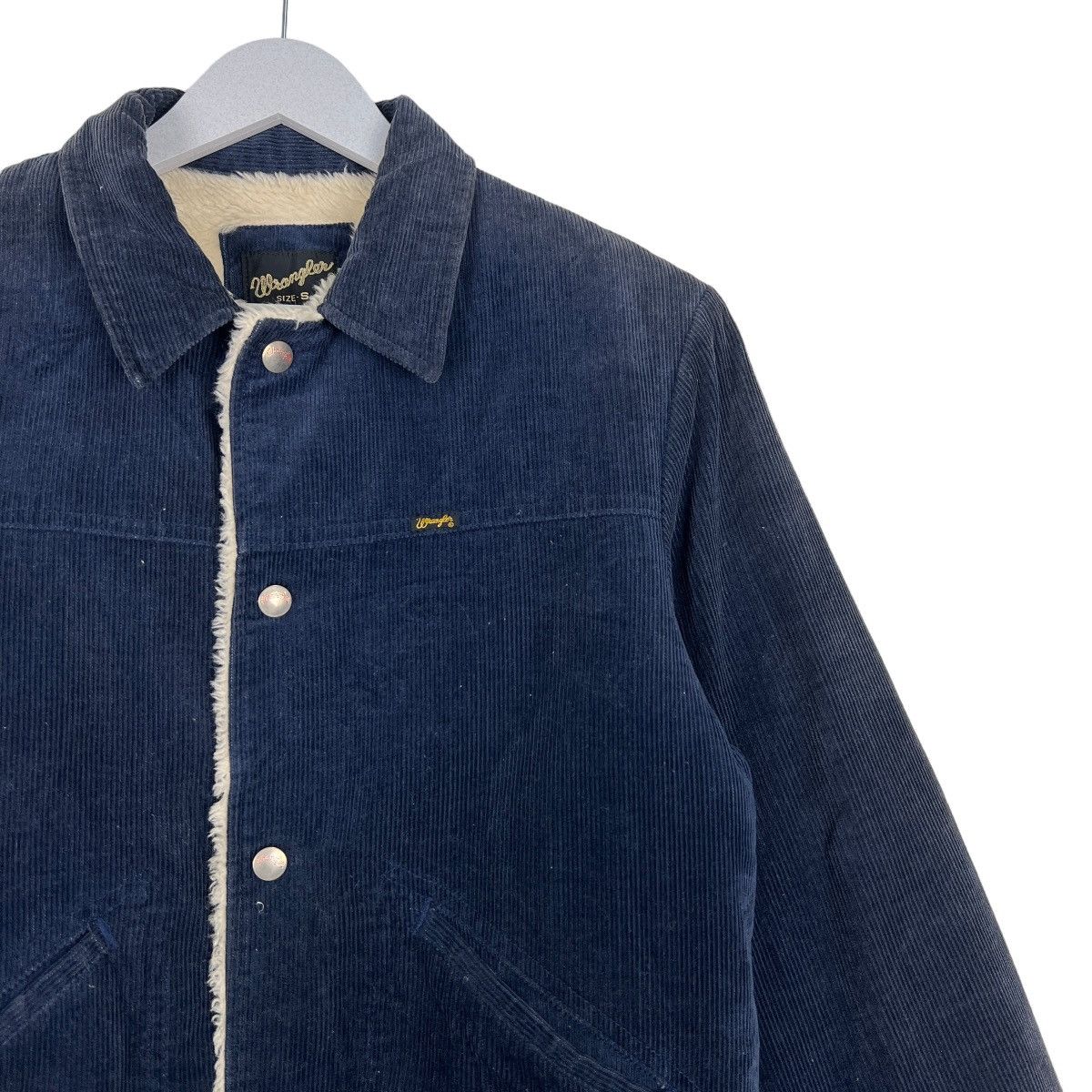 Vintage 🔥 VINTAGE WRANGLER CORDUROY SHEARLING TRUCKER JACKET Size US S / EU 44-46 / 1 - 7 Thumbnail