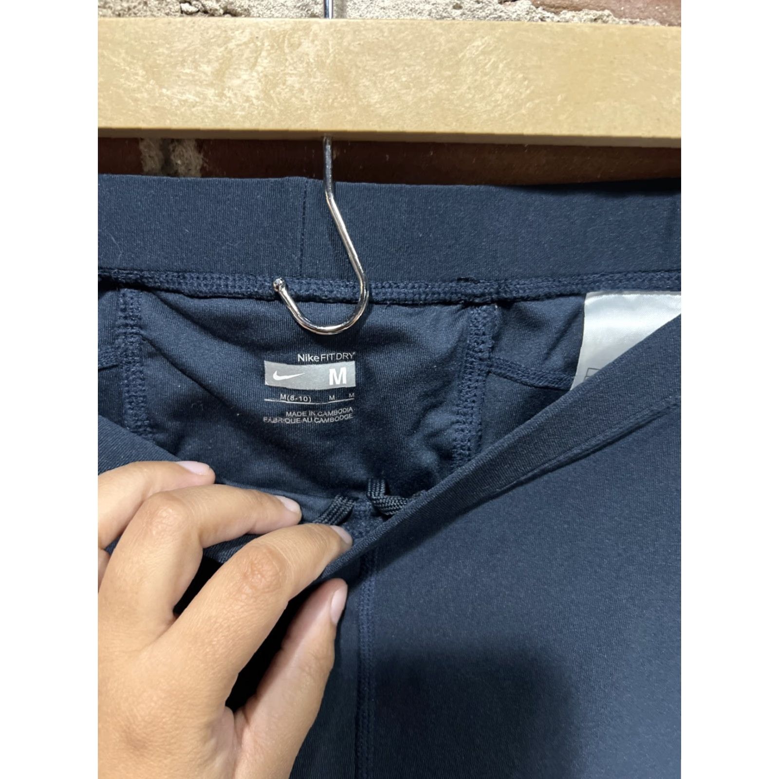 Nike Nike Pants Womens Capri Leggings M Blue Fitdry Regular Shirt? Size 32" / US 10 / IT 46 - 3 Thumbnail