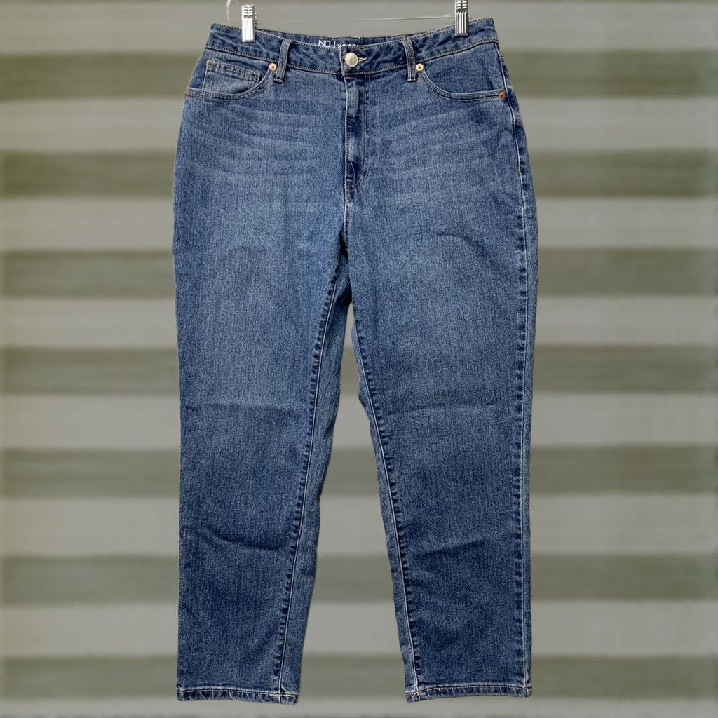 Vintage No Boundaries Ankle Jeans Women’s Size 11 Stretch Denim Straight Blue 5-Pockets Jeans Women Regular Size 11 Blue Stretch Size 32" / US 10 / IT 46 - 1 Thumbnail