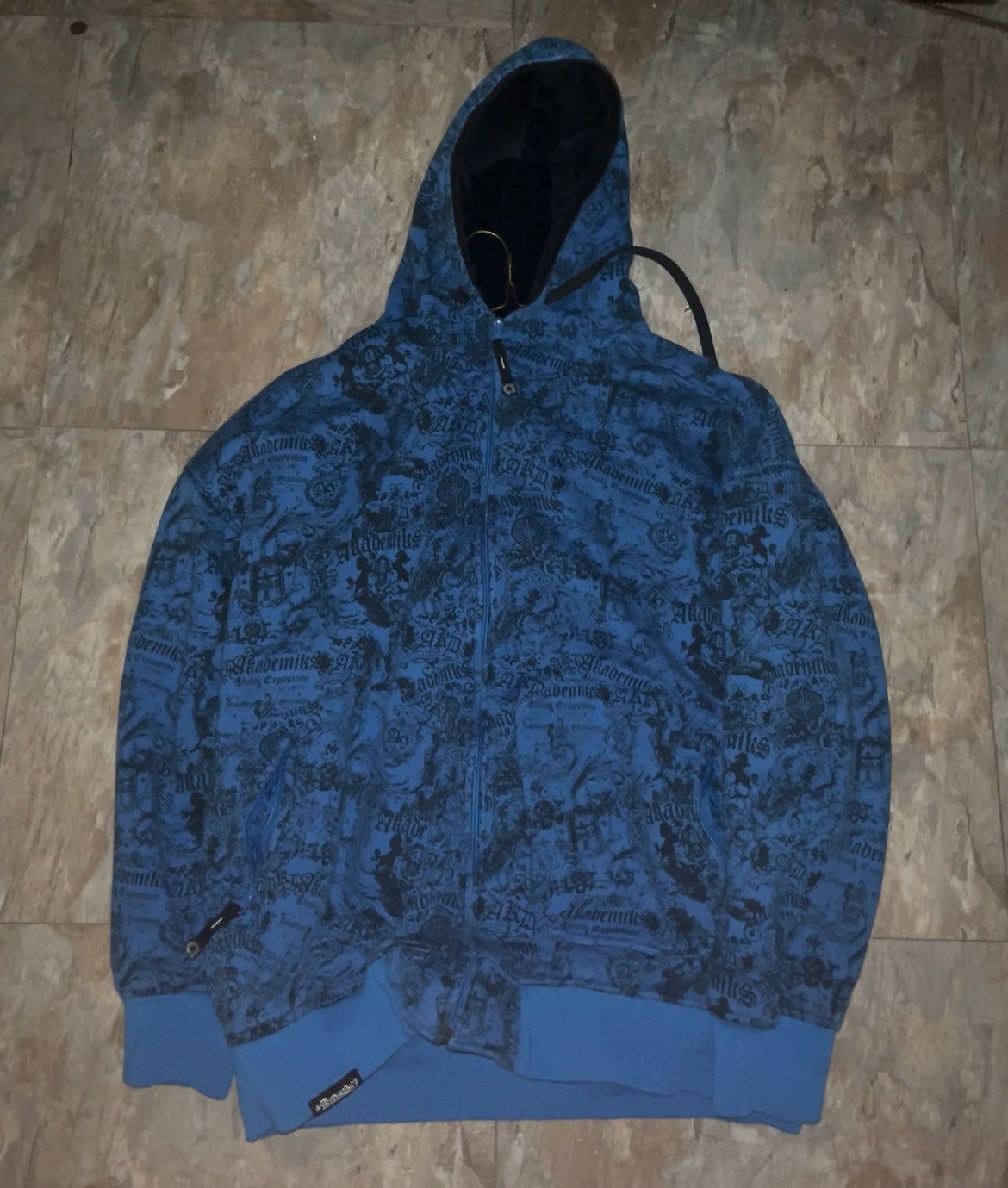 Akademiks VINTAGE Y2K AKADEMIKS ZIP UP/HOODIE Size US L / EU 52-54 / 3 - 1 Thumbnail