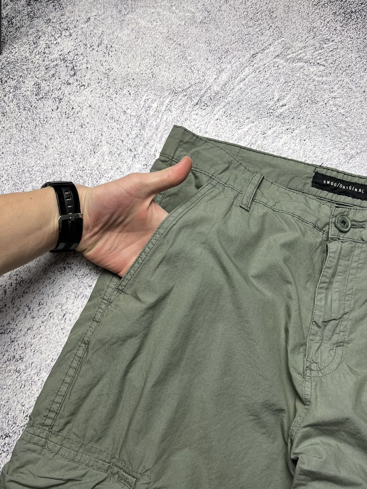Other VINTAGE JAPANESE STYLE MULTI POCKET MILITARY CARGO PANTS Size US 34 / EU 50 - 5 Thumbnail