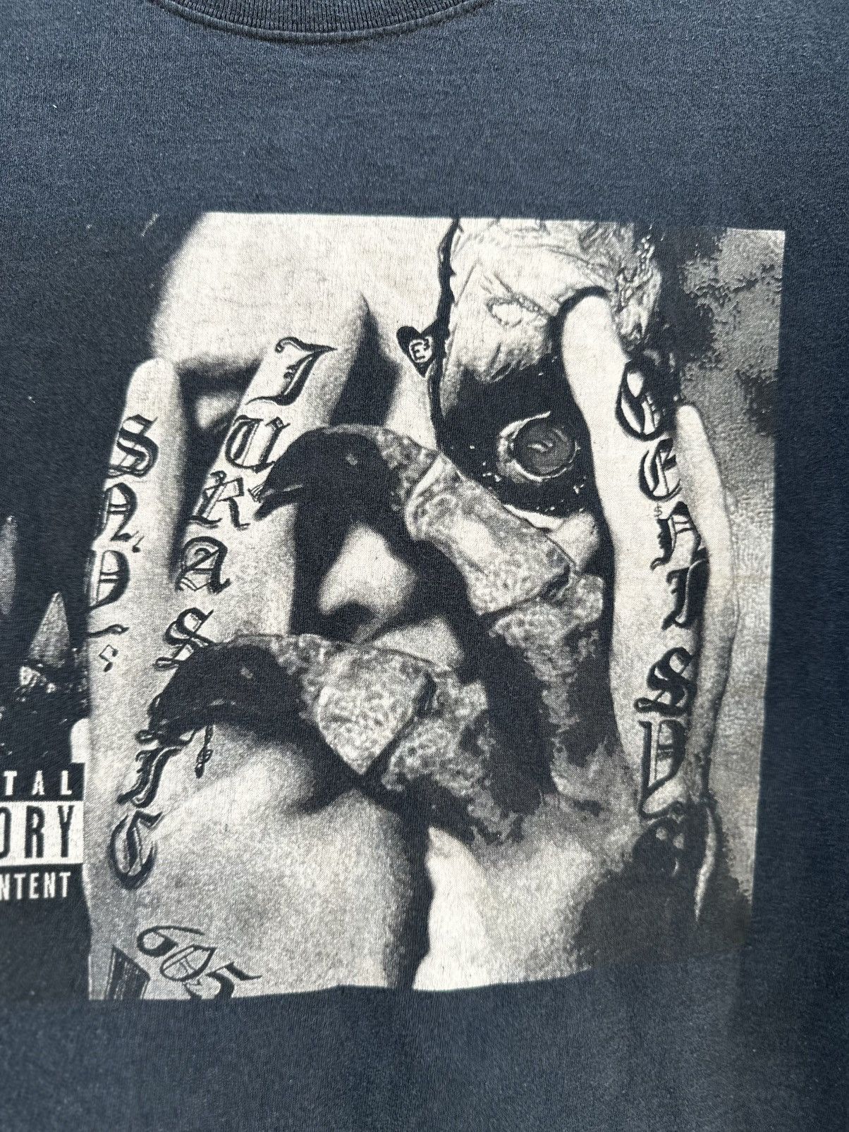 Rap Tees Vintage Denzel Curry American Rapper Faded Rap Tee Size US L / EU 52-54 / 3 - 2 Thumbnail
