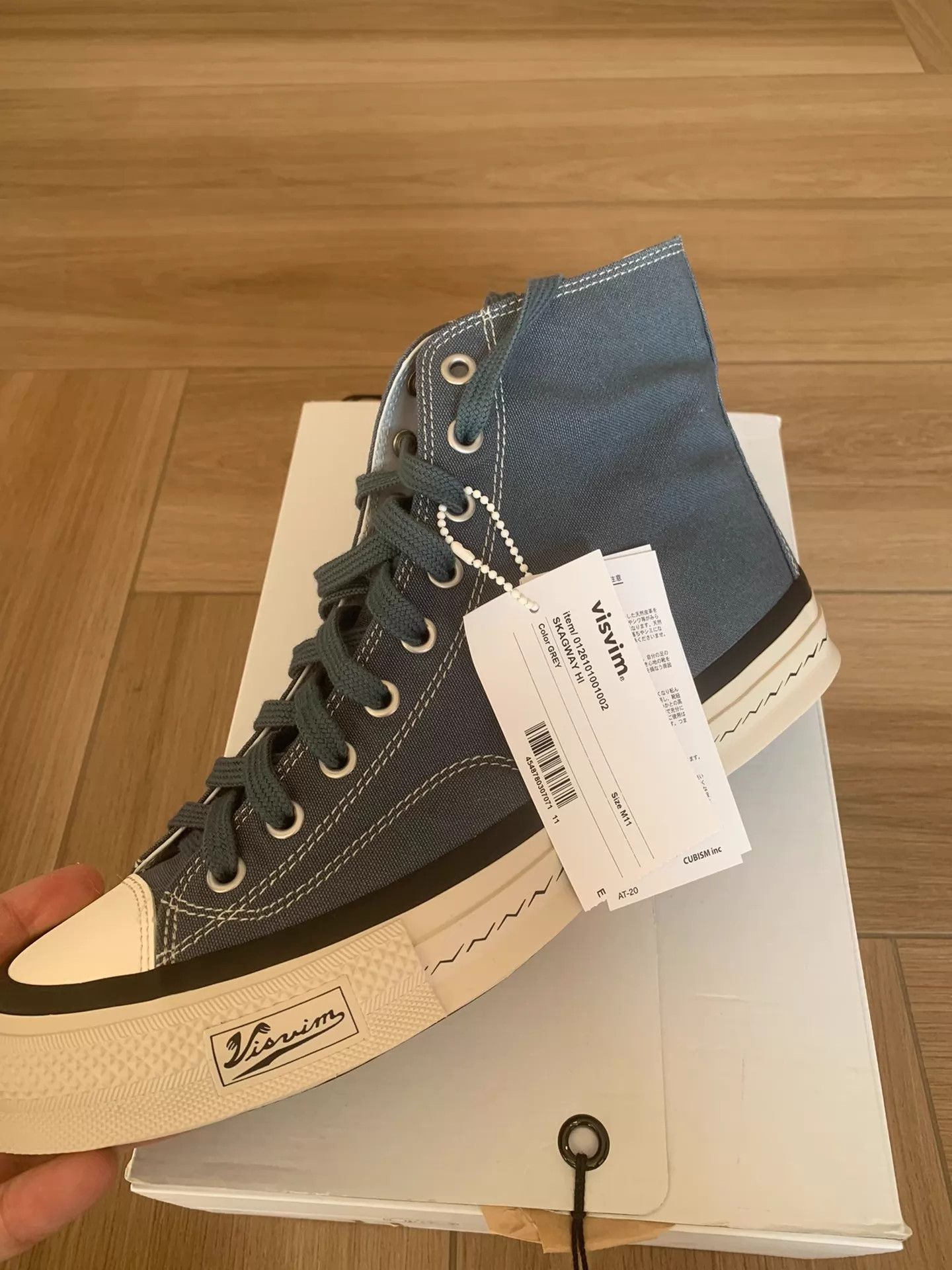Visvim VISVIM SKAGWAY HI Vulc High Top Canvas 26SS Size US 11 / EU 44 - 2 Thumbnail