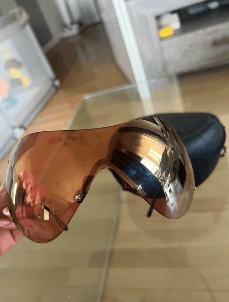 Dior DIOR Sunglasses Ski Millenium Wrap Shield Mask Bike Galliano Size ONE SIZE - 4 Thumbnail
