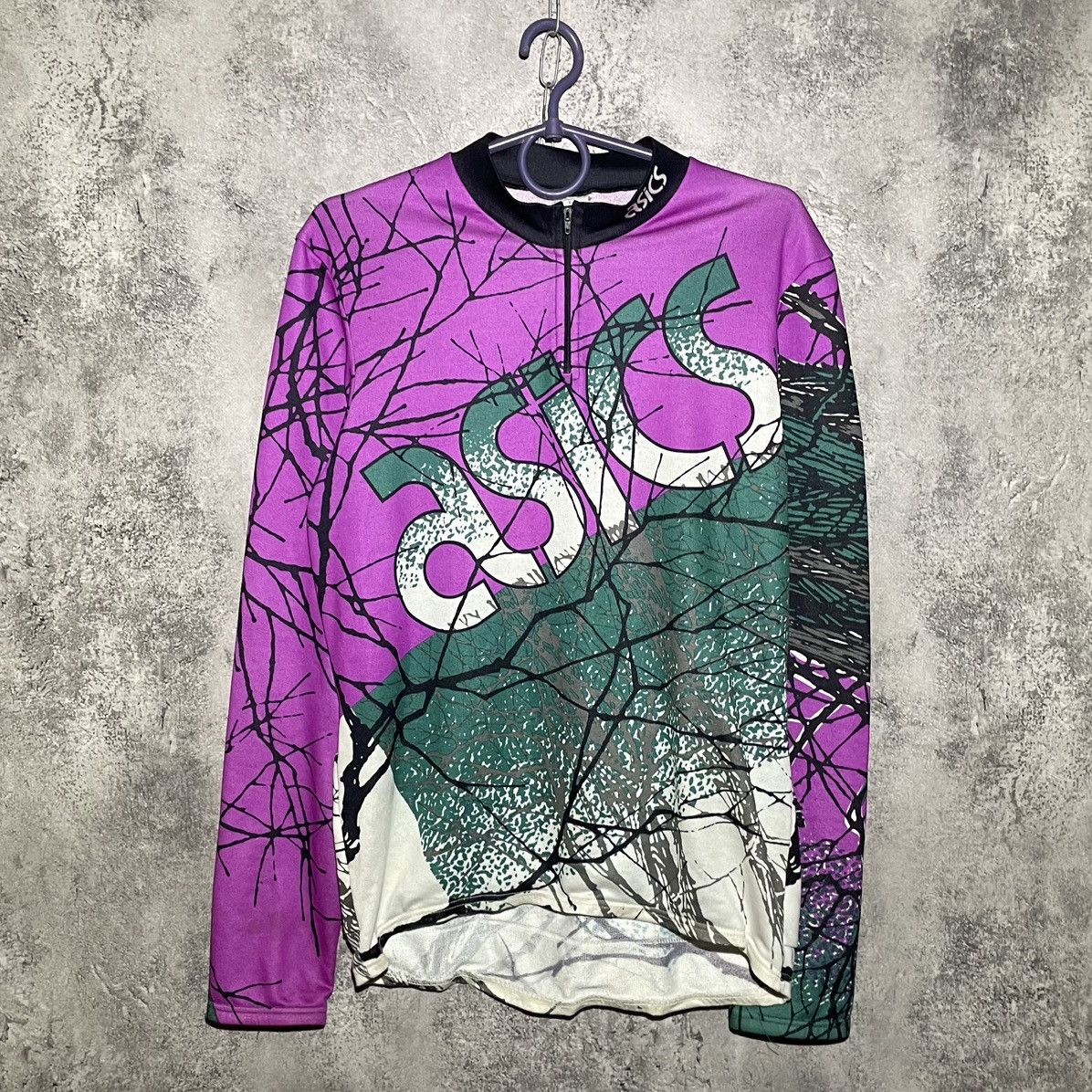 Asics Asics Cycling Velo Shirt Long Sleeve Jersey Rare Size US L / EU 52-54 / 3 - 1 Thumbnail