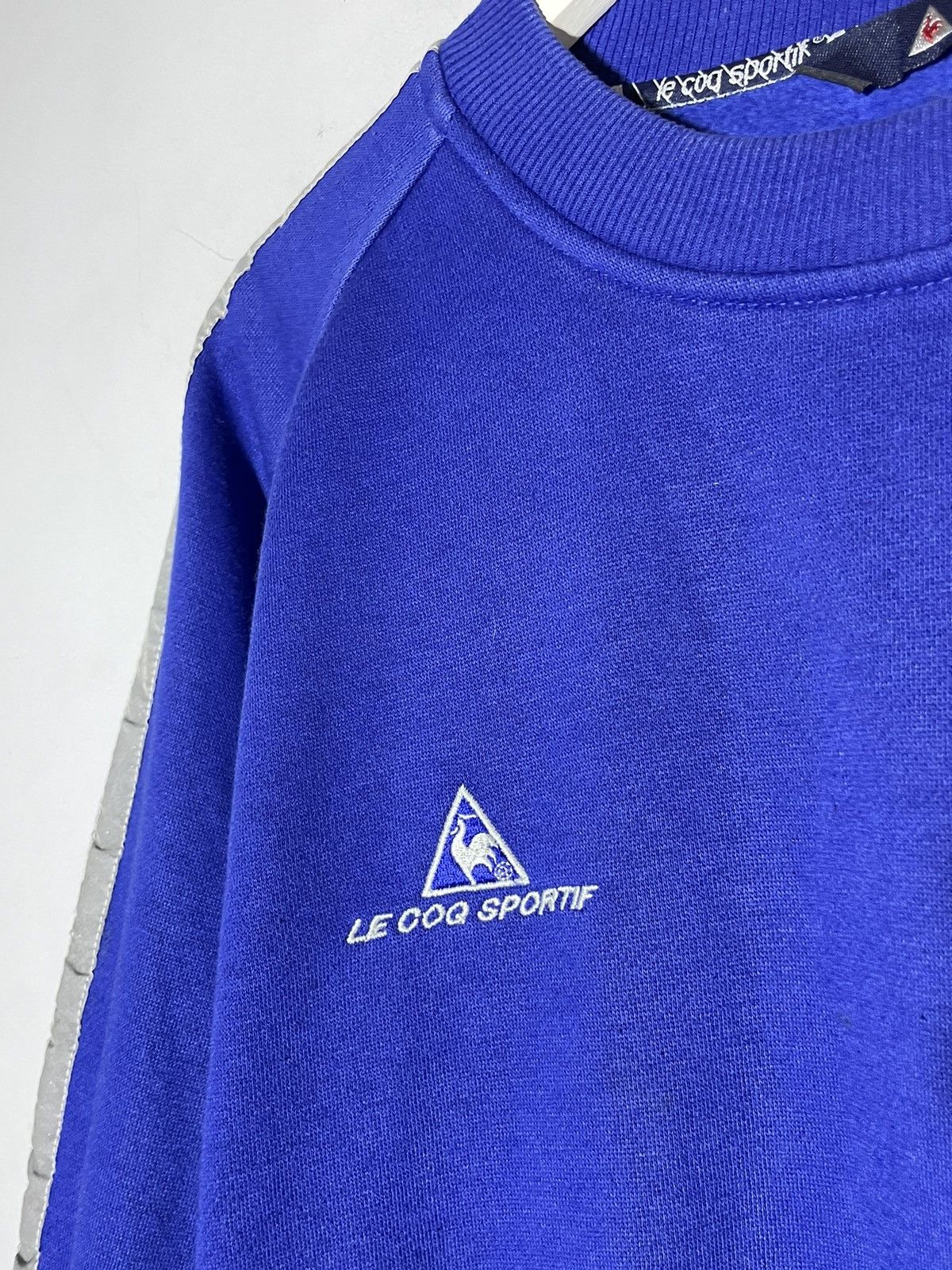 Le Coq Sportif Birmingham Le Coq Sportif Reflective Vintage Sweatshirt Size US XL / EU 56 / 4 - 4 Thumbnail