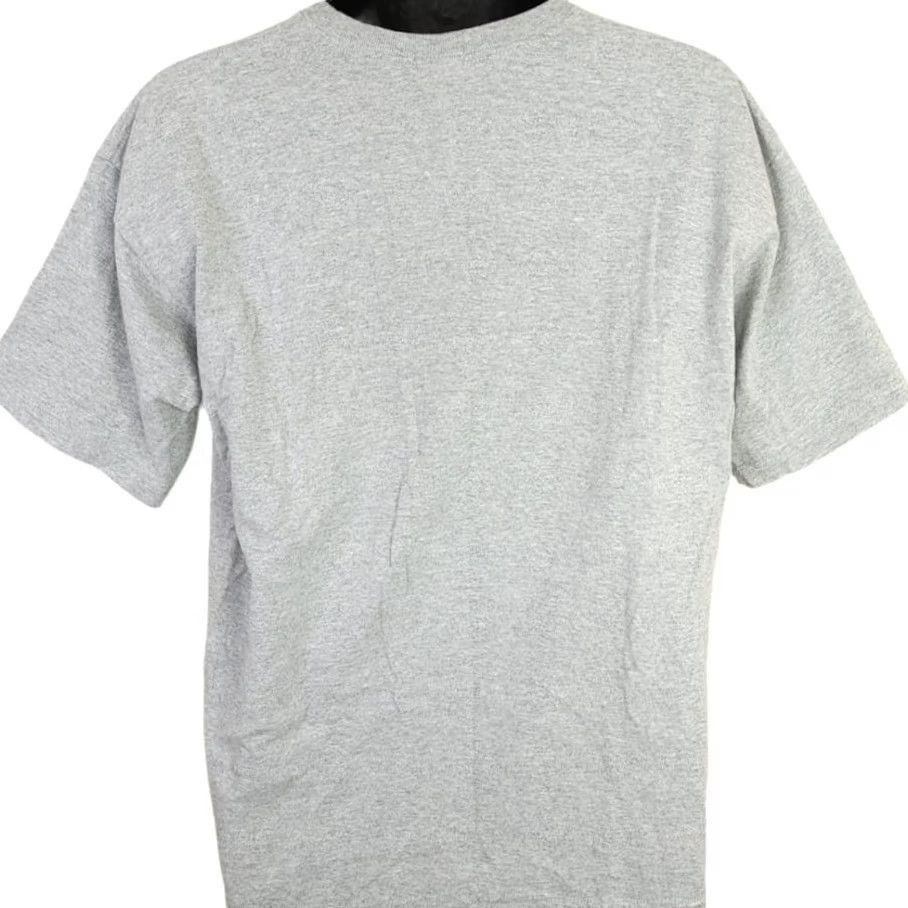 Vintage VINTAGE Marines T Shirt Mens Large Navy Bayside USMC Made In USA Gray Cotton Blend Graphic Tee Short Sleeve Crew Neck Size US L / EU 52-54 / 3 - 4 Thumbnail