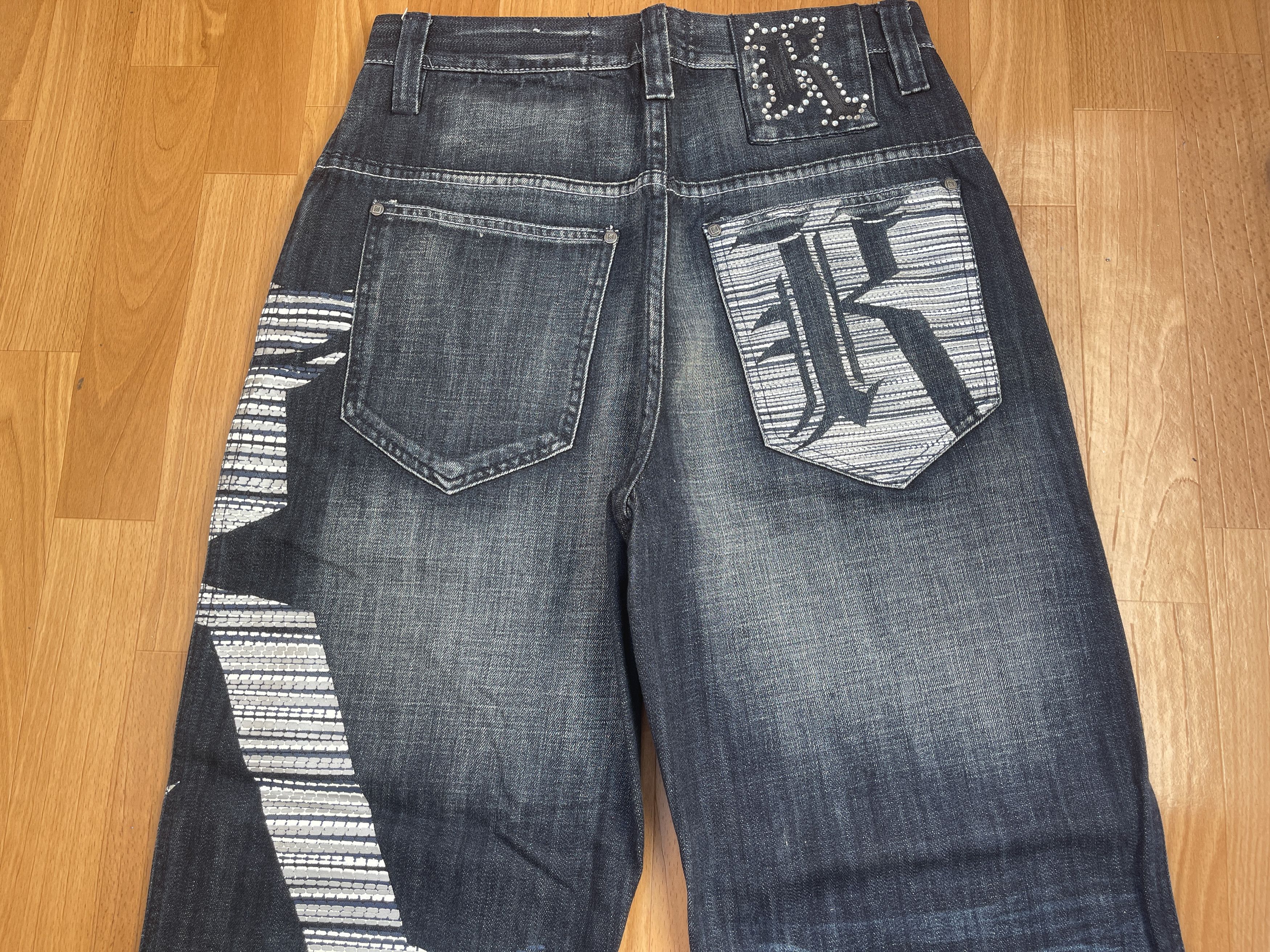 Karl Kani KARL KANI jeans, baggy, vintage Kani jeans, 90s hip hop W 32 Size US 32 / EU 48 - 3 Thumbnail