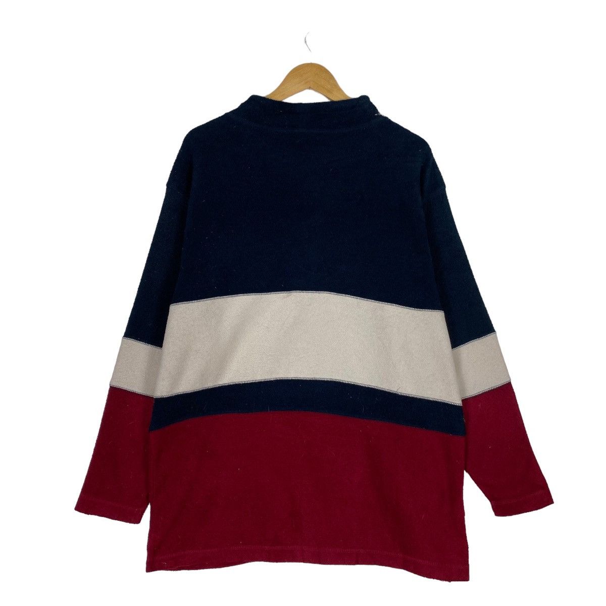 Japanese Brand Vintage US Polo Assn stripped fleece Size US L / EU 52-54 / 3 - 7 Thumbnail