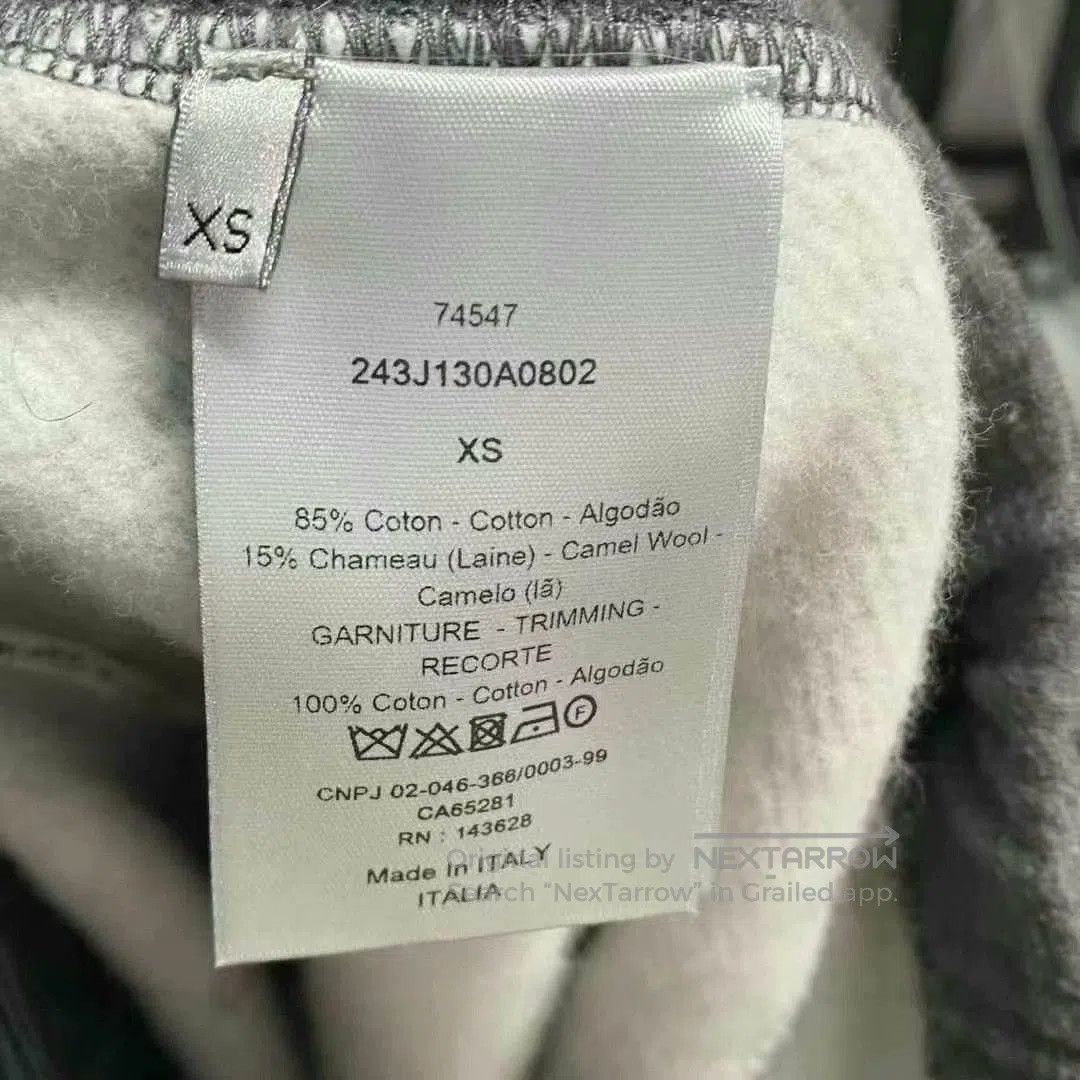 Dior dior gray cashmere sweatpants for women. Size 23" - 4 Thumbnail