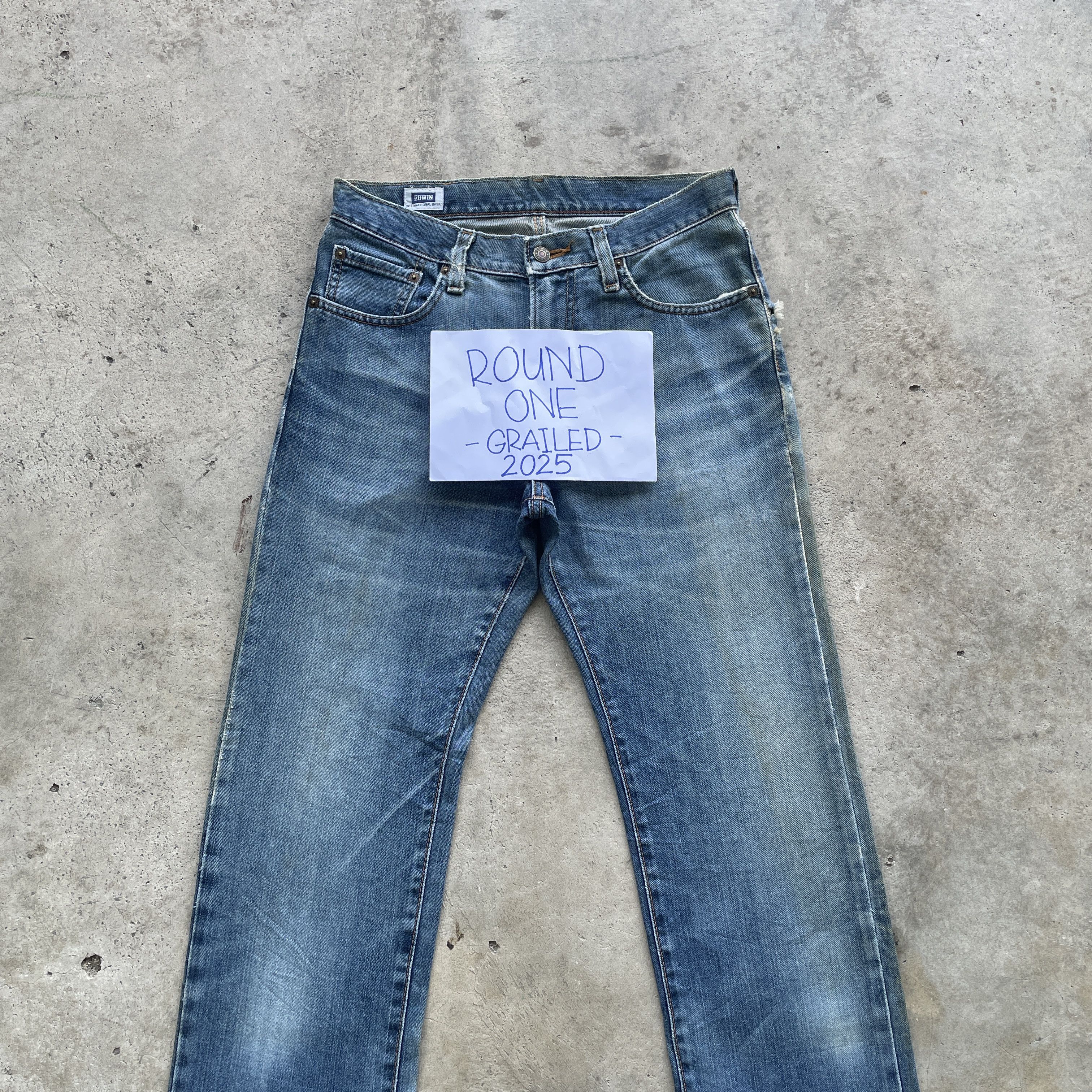 Japanese Brand VINTAGE JAPAN EDWIN 402 DENIM FADED JEANS PANTS W31x33 Size US 31 - 3 Thumbnail