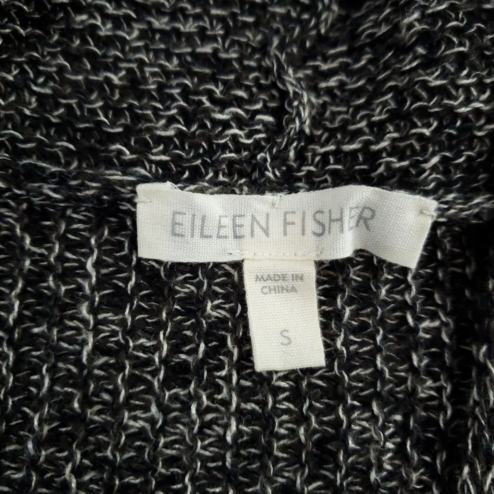 Eileen Fisher Eileen Fisher Cardigan Women Small Gray Linen Open Front Lightweight Knit Pockets Womens Size S / US 4 / IT 40 - 5 Thumbnail