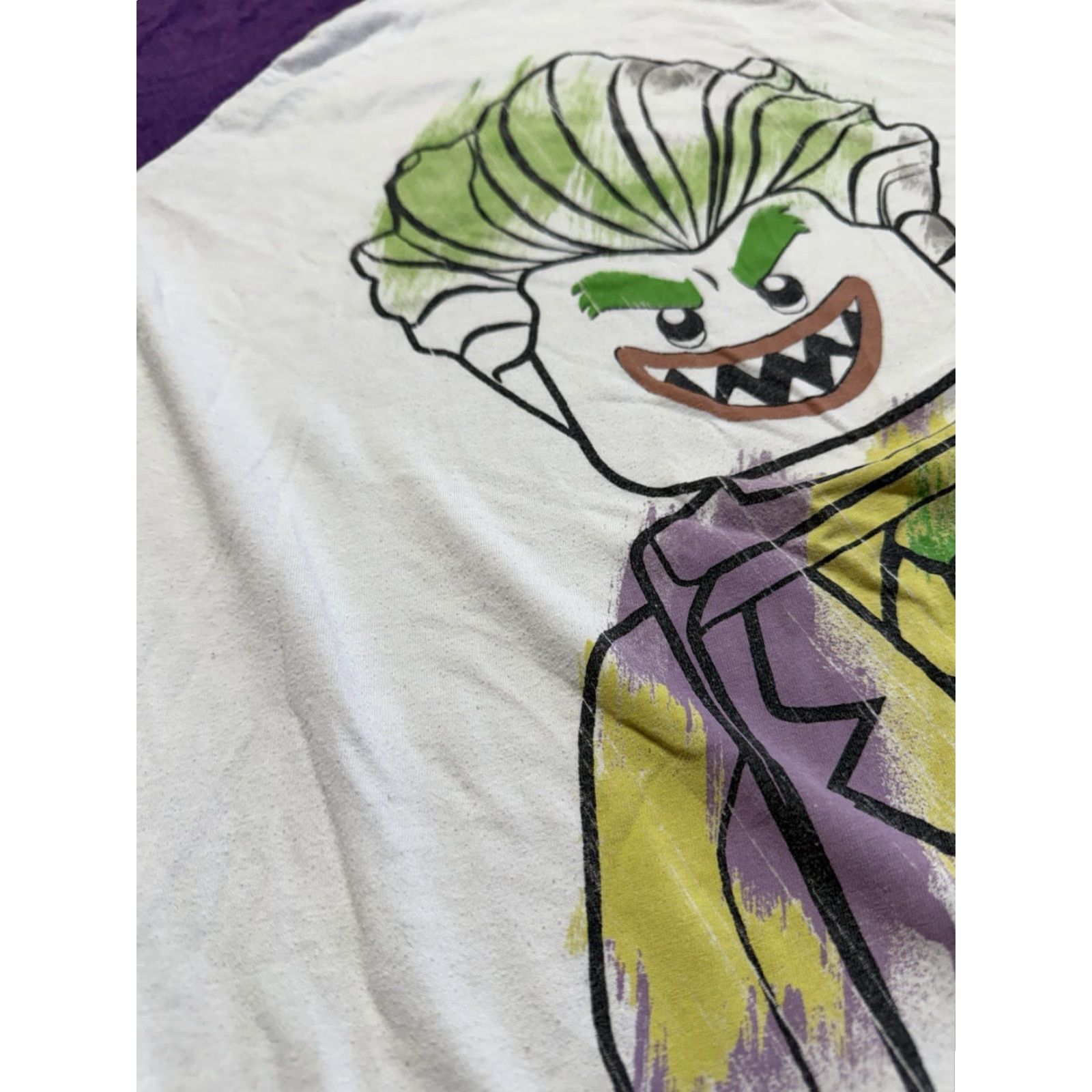 LEGO Lego Man Mens Shirt Large Short Sleeve Distressed Joker Halloween Size US L / EU 52-54 / 3 - 3 Thumbnail