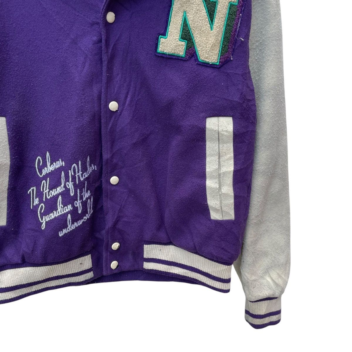 Jeff Hamilton × Zara Vintage Zara Varsity Jacket Size US M / EU 48-50 / 2 - 5 Thumbnail