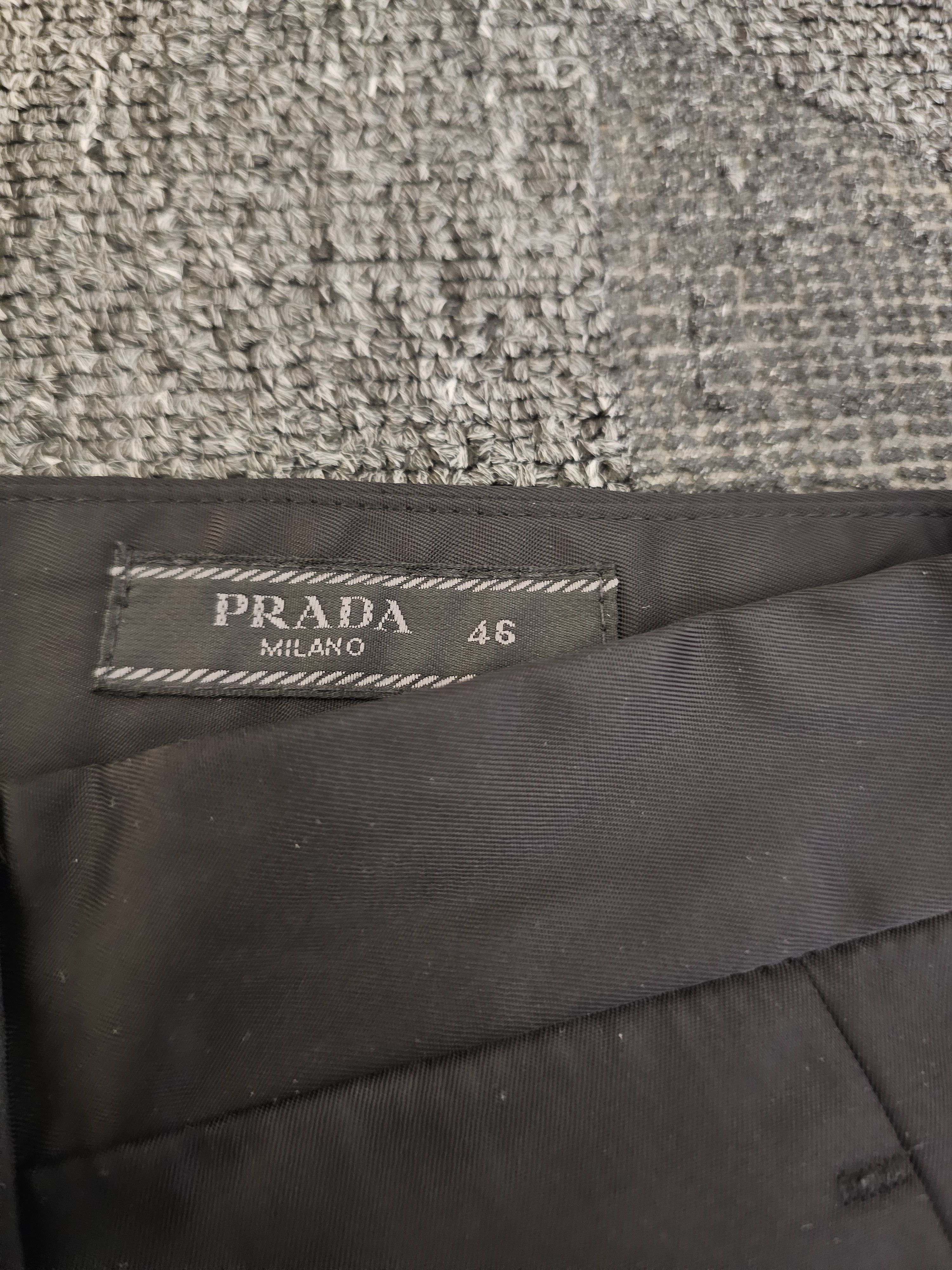 Prada PRADA Black Waterproof Glossy Casual Pants Size 46 Size US 30 / EU 46 - 3 Thumbnail
