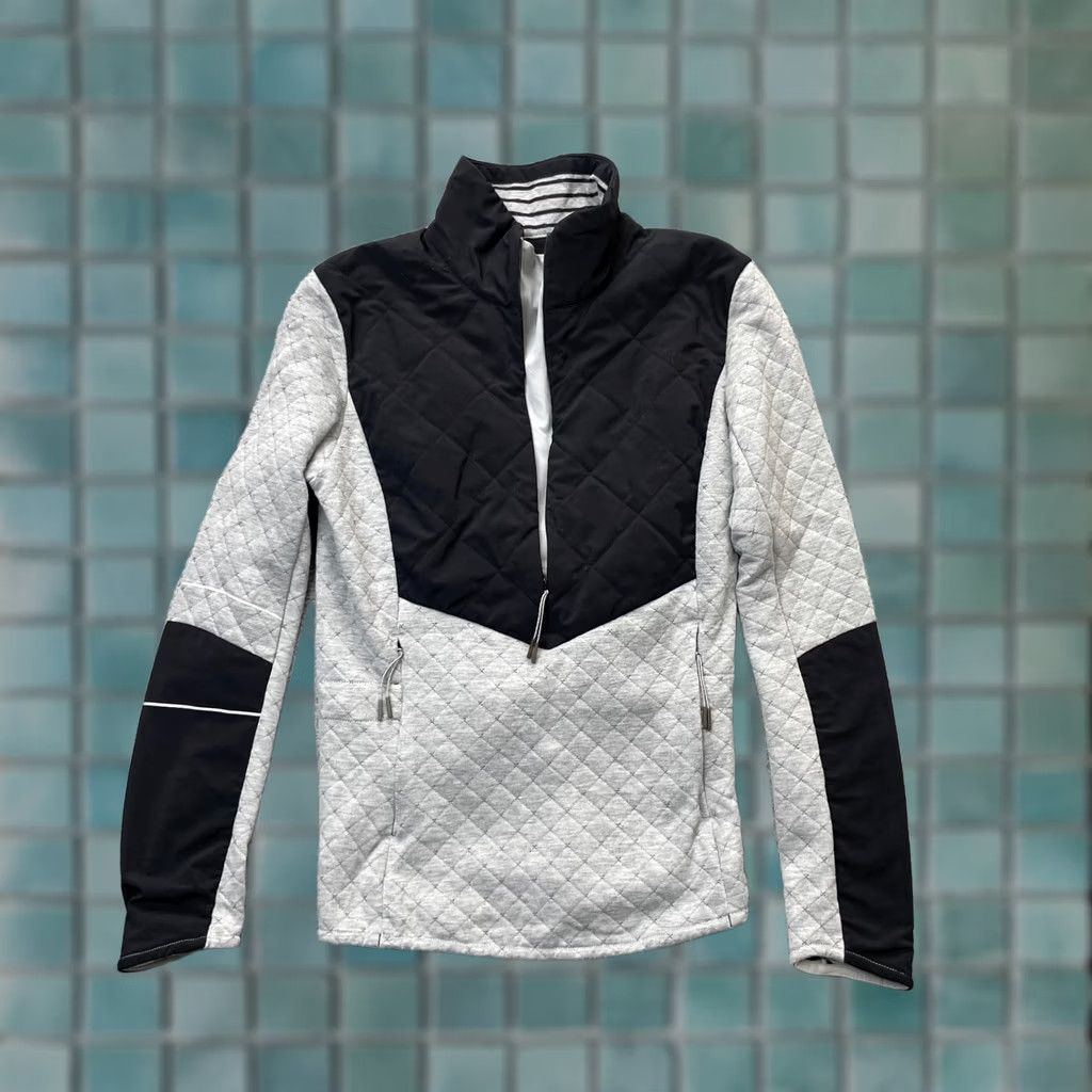 Salomon Salomon Jacket Womens Small Gray Elevate Coat Advanced Skin Half Zip Perforfamce Size S / US 4 / IT 40 - 1 Thumbnail