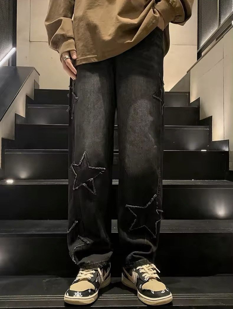 Japanese Brand Youth Streetwear Denim Trousers Size US 34 / EU 50 - 1 Thumbnail